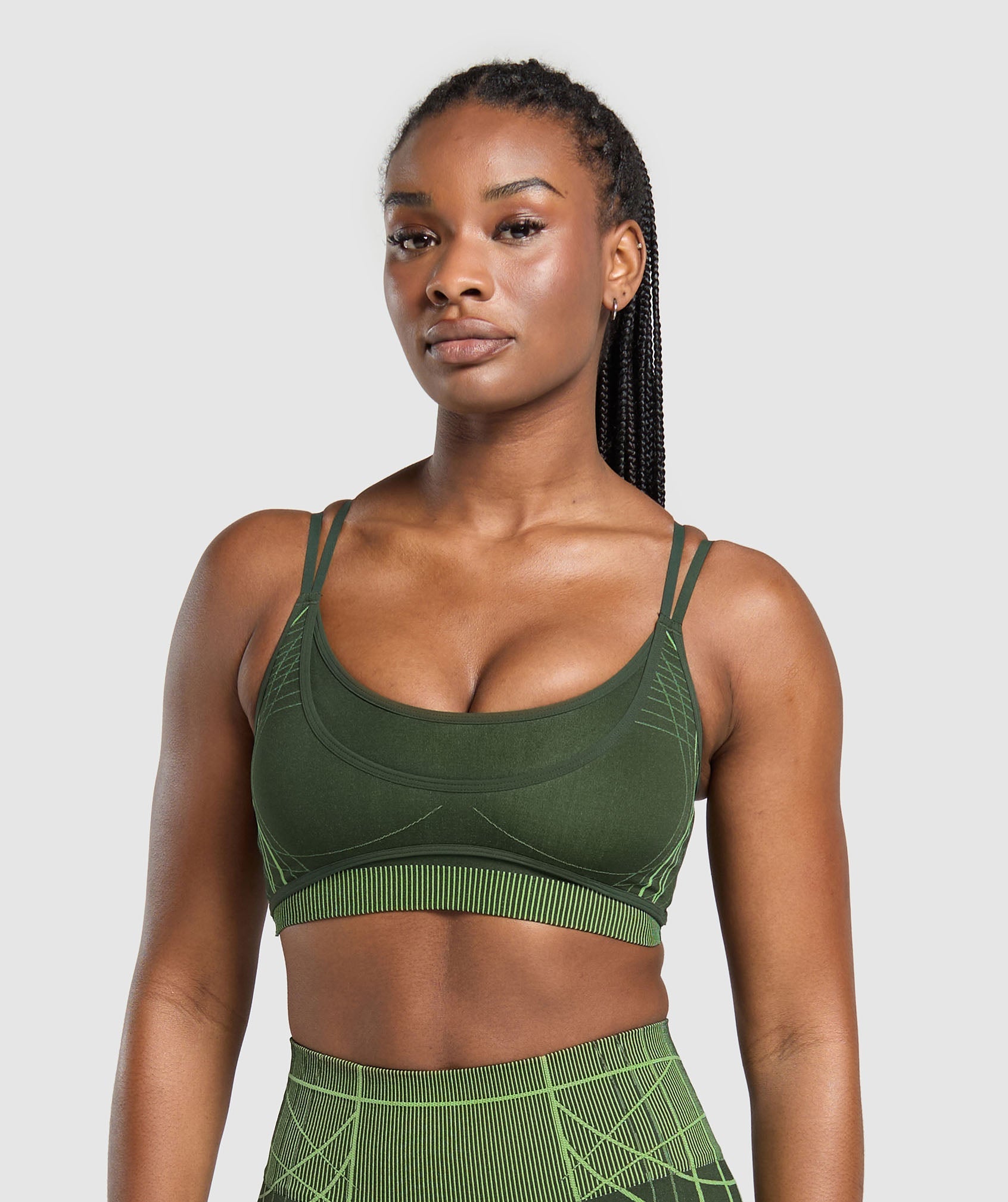 Apex Seamless Strappy Sports Bra Light Support