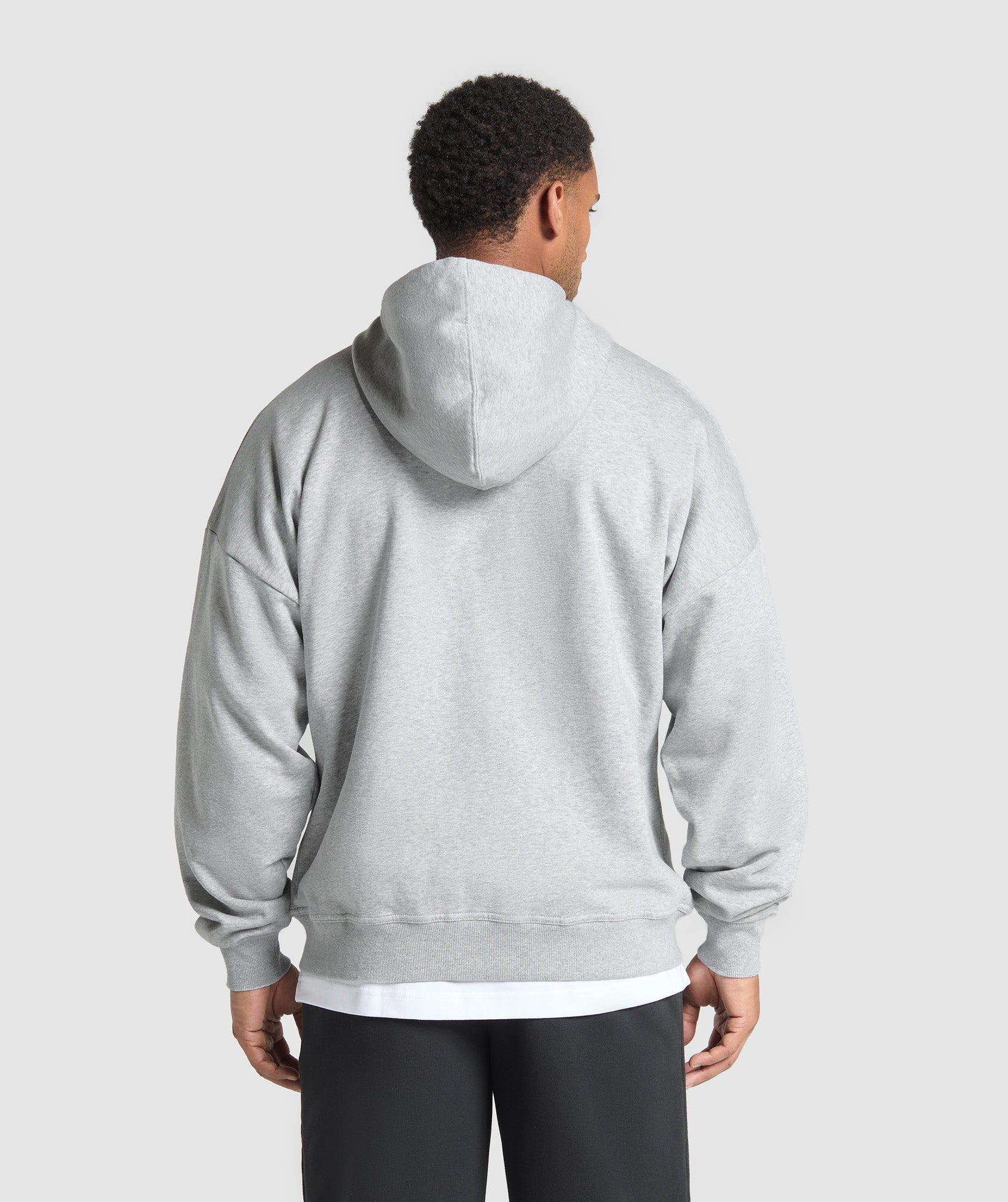Alternative view of Crest Oversized Zip Up Hoodie Oversized Fit