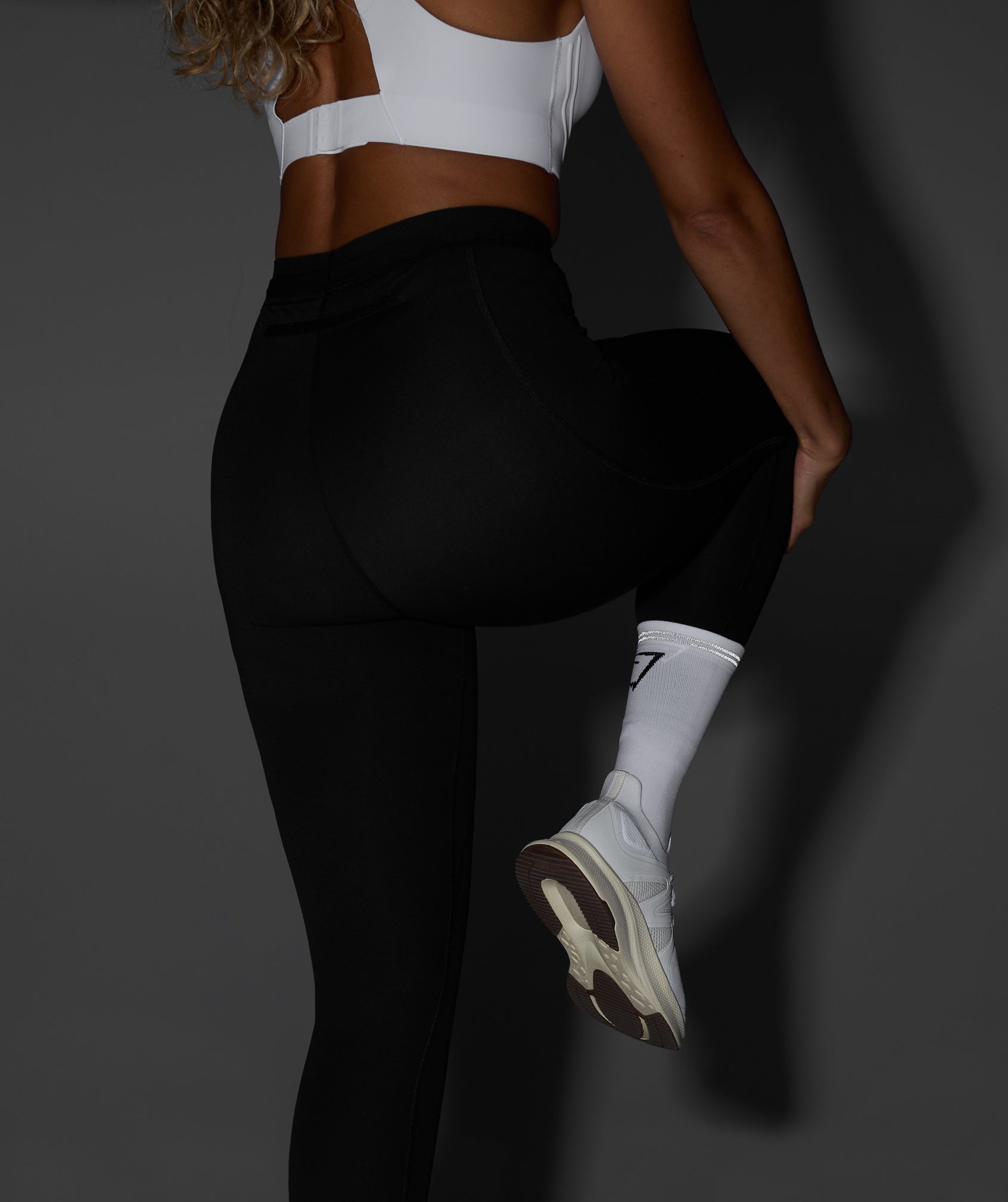 Alternative view of Crew Running Socks