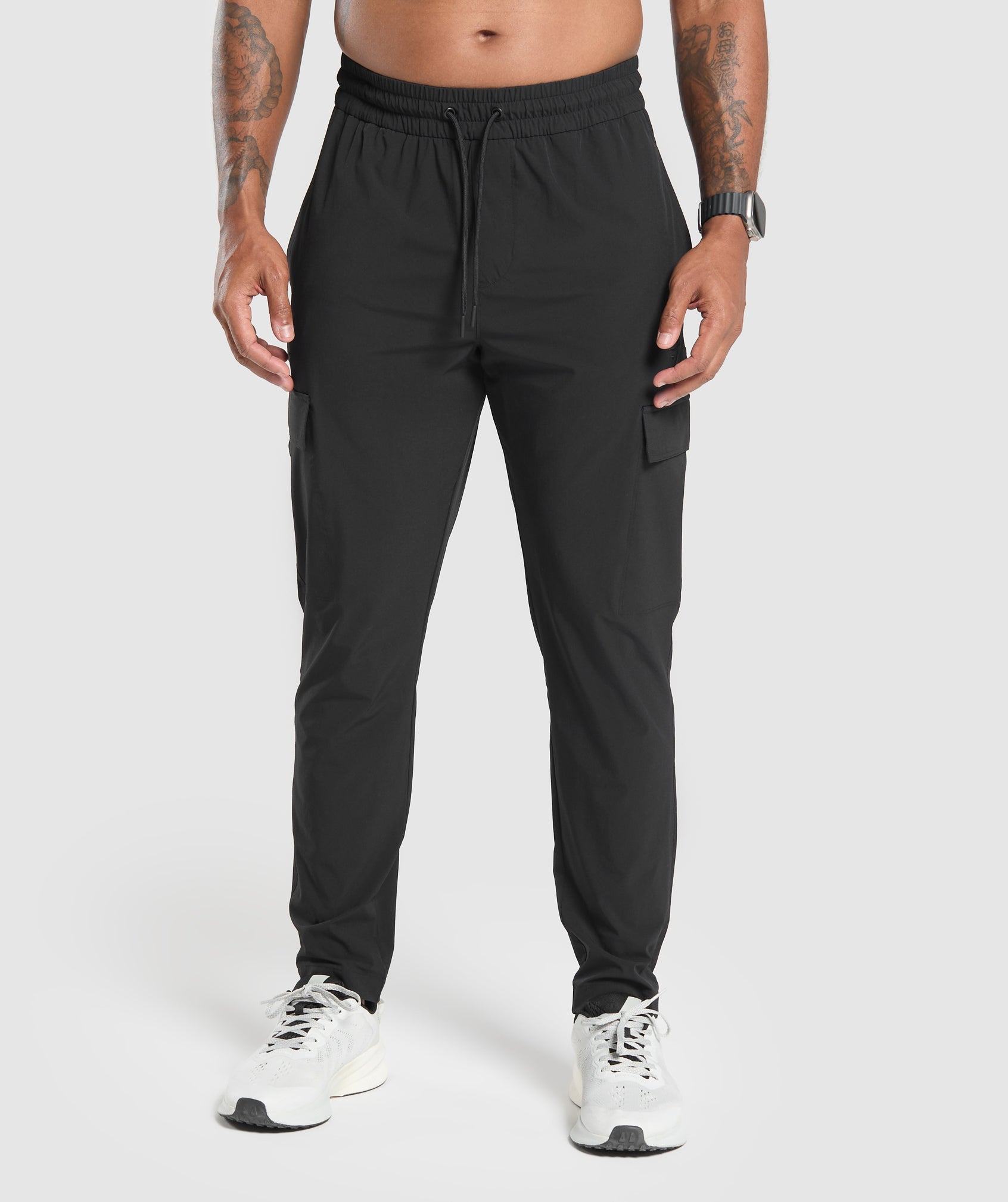 Stretch Woven Cargo Pants Regular Fit