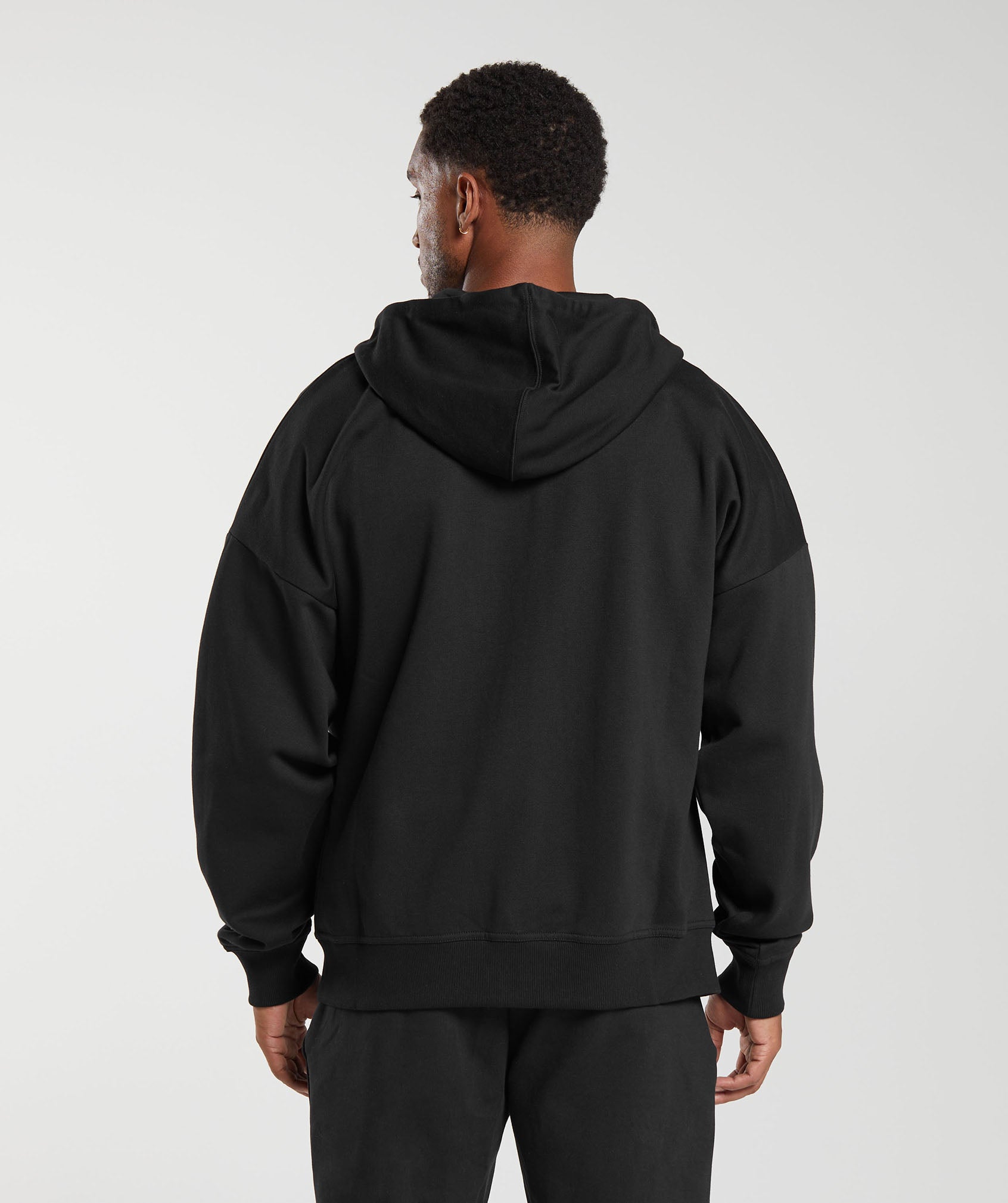 Alternative view of Crest Oversized Zip Up Hoodie