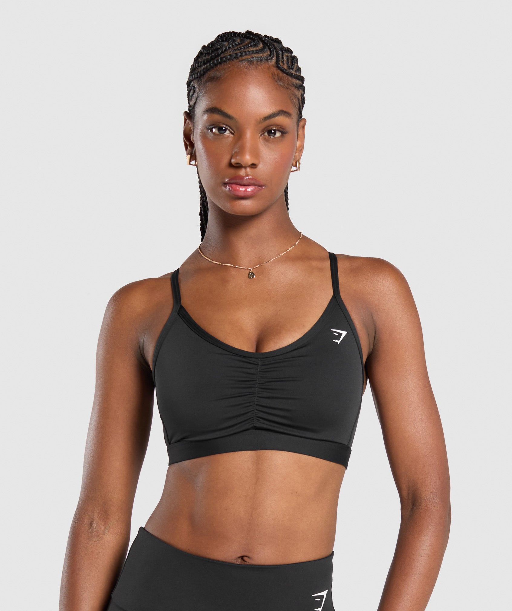 Ruched Sports Bra Medium Support