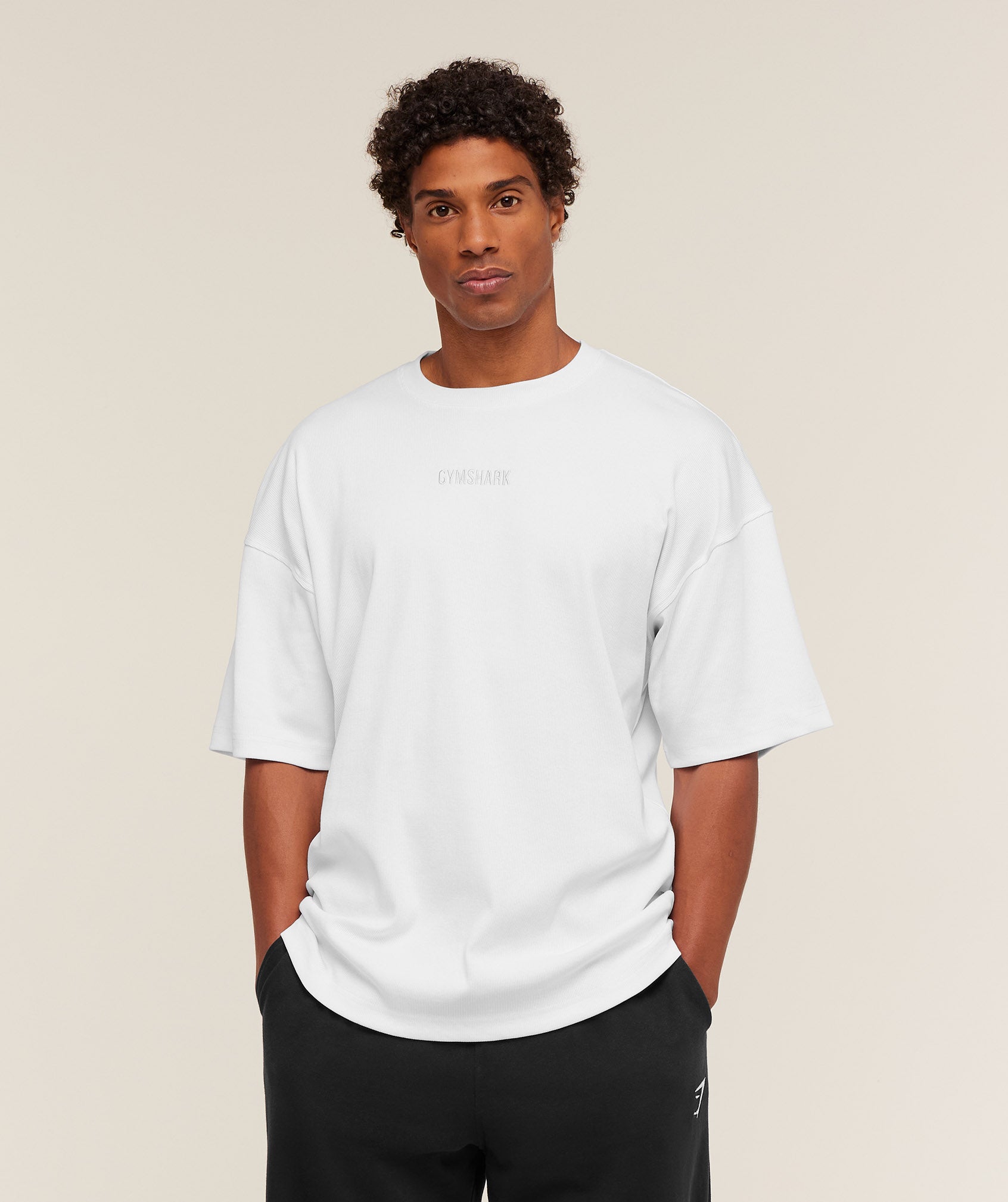 Oversized Premium Ribbed T-Shirt Oversized Fit