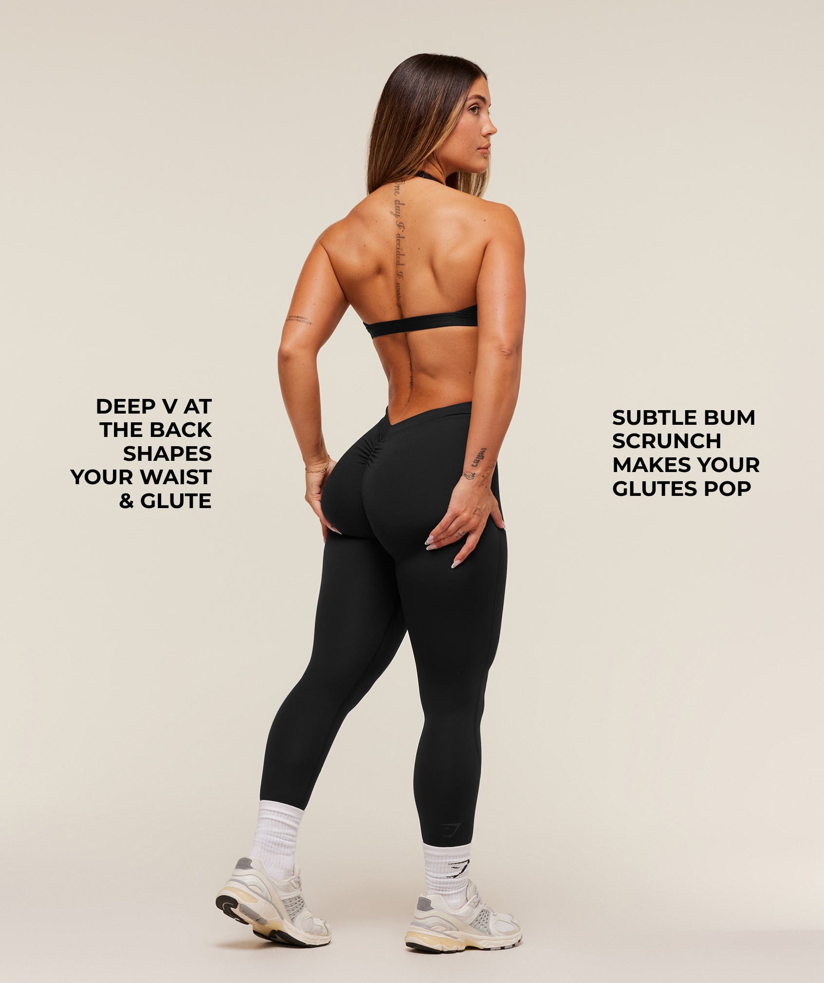Alternative view of Lifting Dipped Waistband Leggings