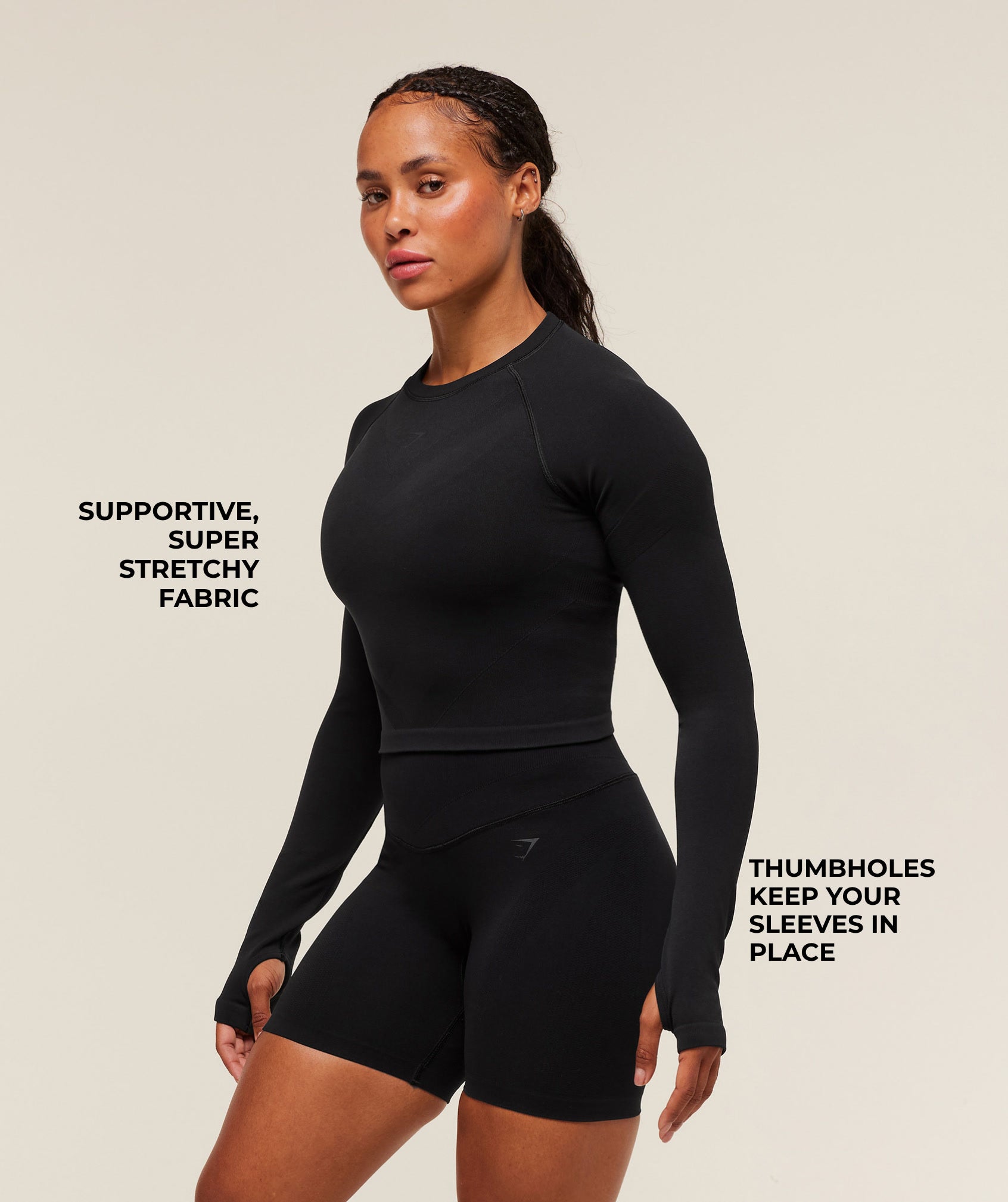 Alternative view of Activate Long Sleeve Crop Top
