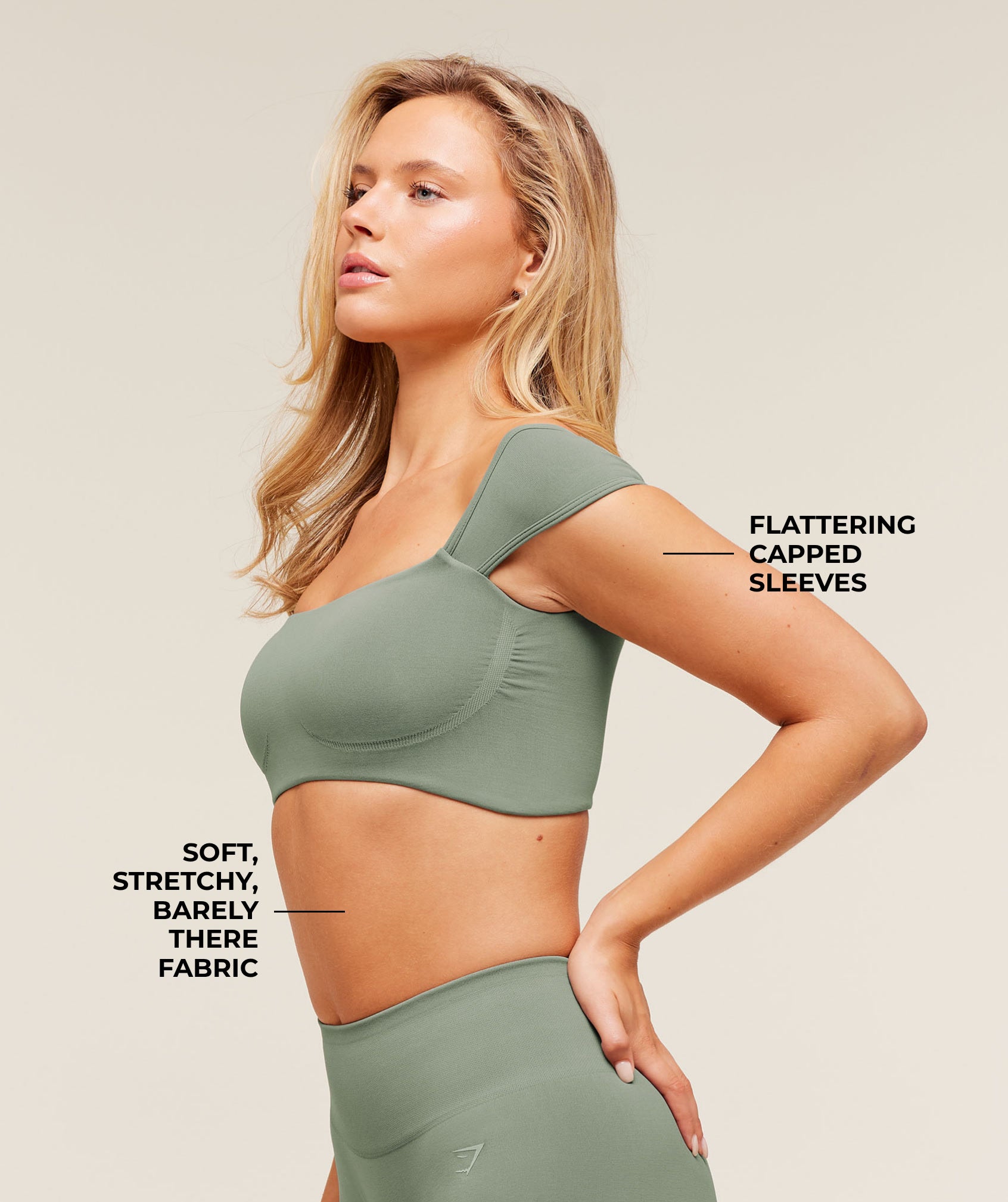Alternative view of Soft Sculpt Cap Sleeve Bralette Light Support