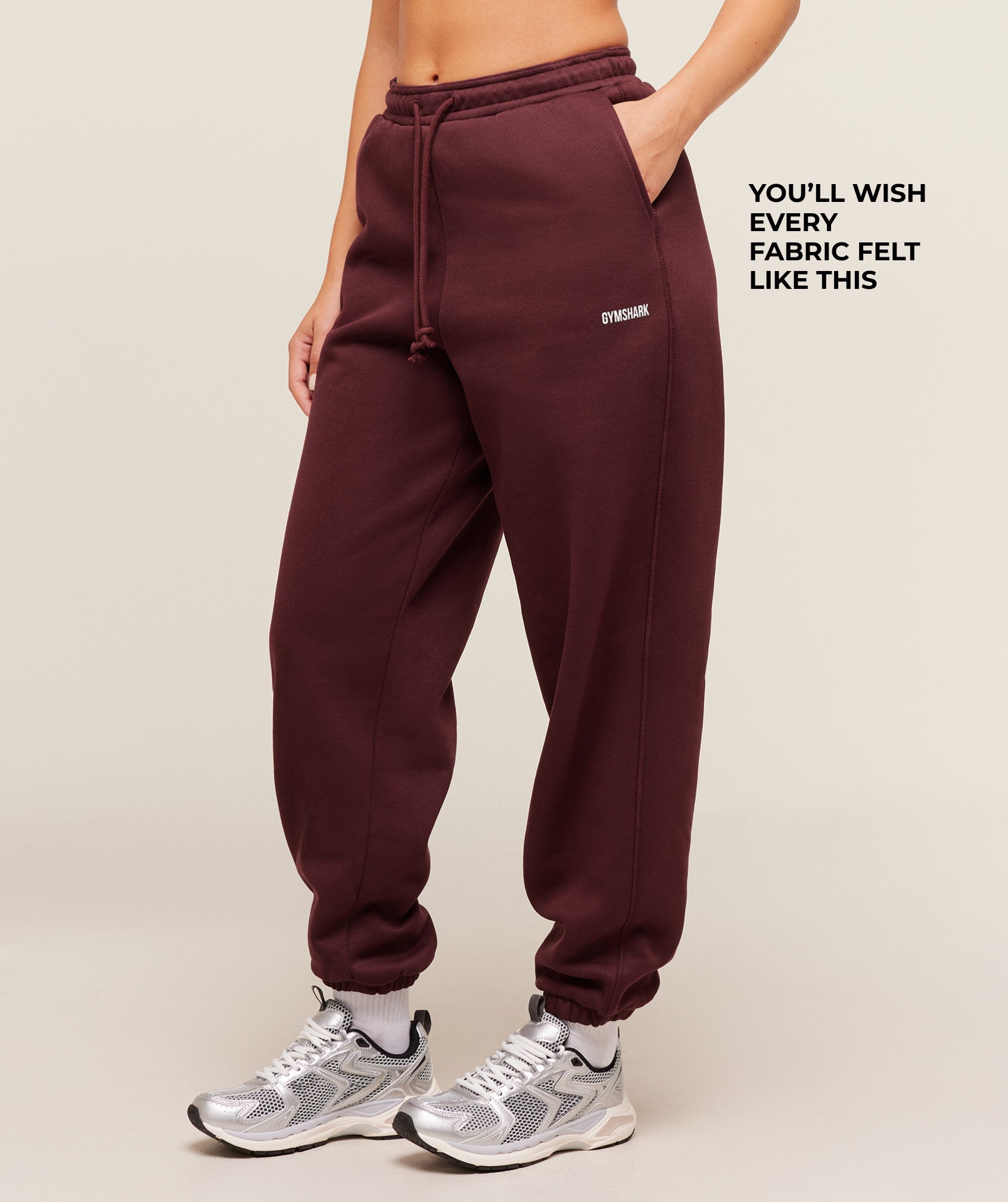 Alternative view of Cosy Luxe Cuffed Joggers Oversized Fit