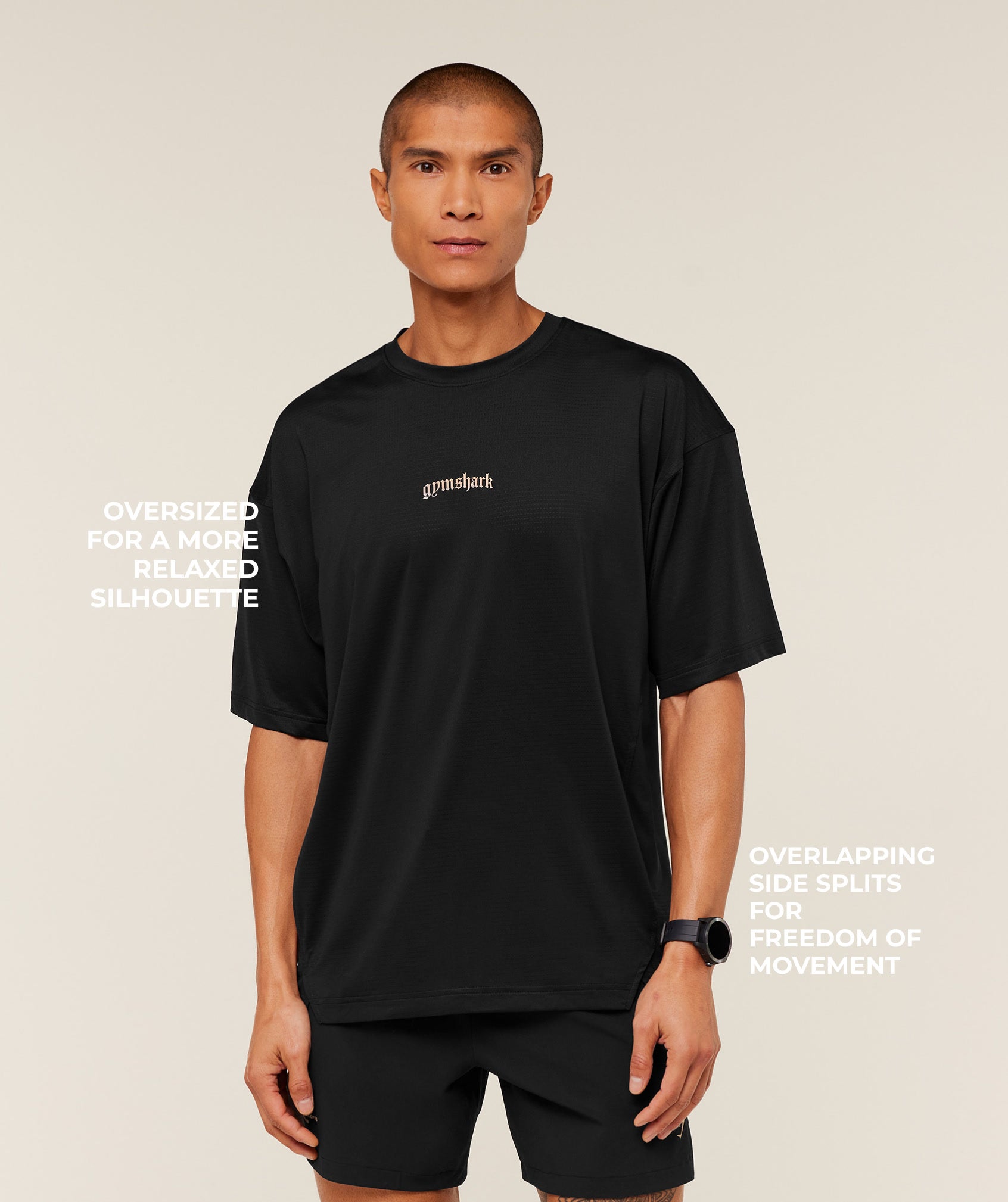 Alternative view of Tactical Oversized T-Shirt Oversized Fit