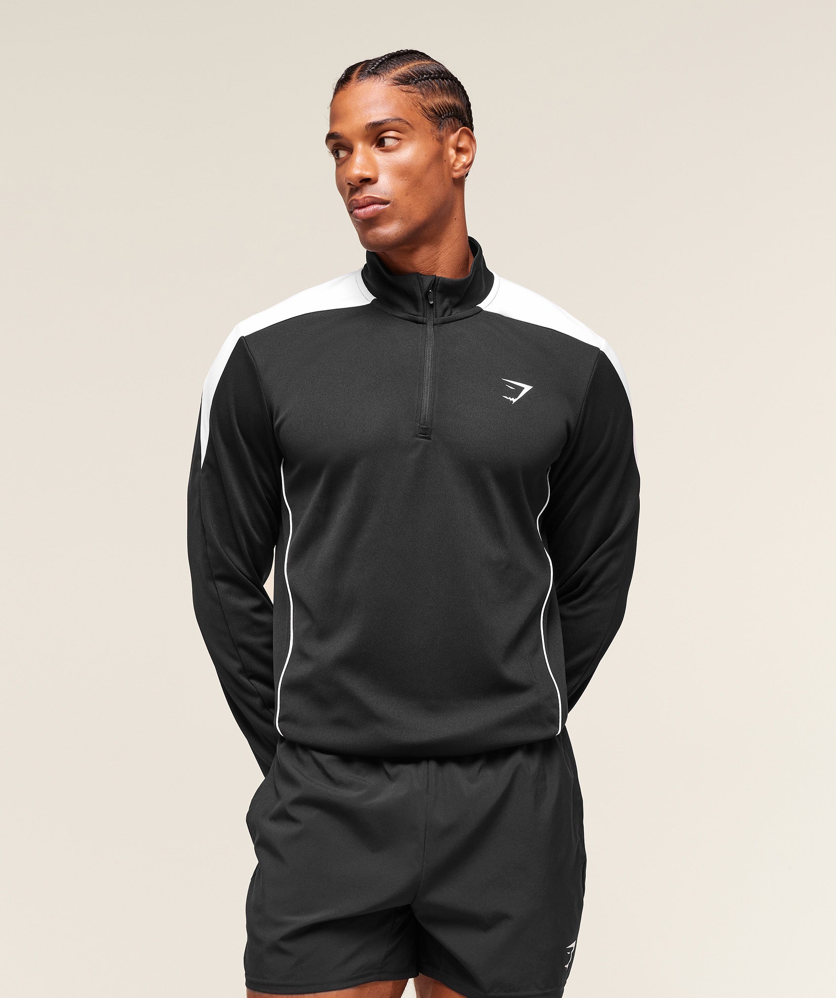 Arrival Block 1/4 Zip Slim Fit