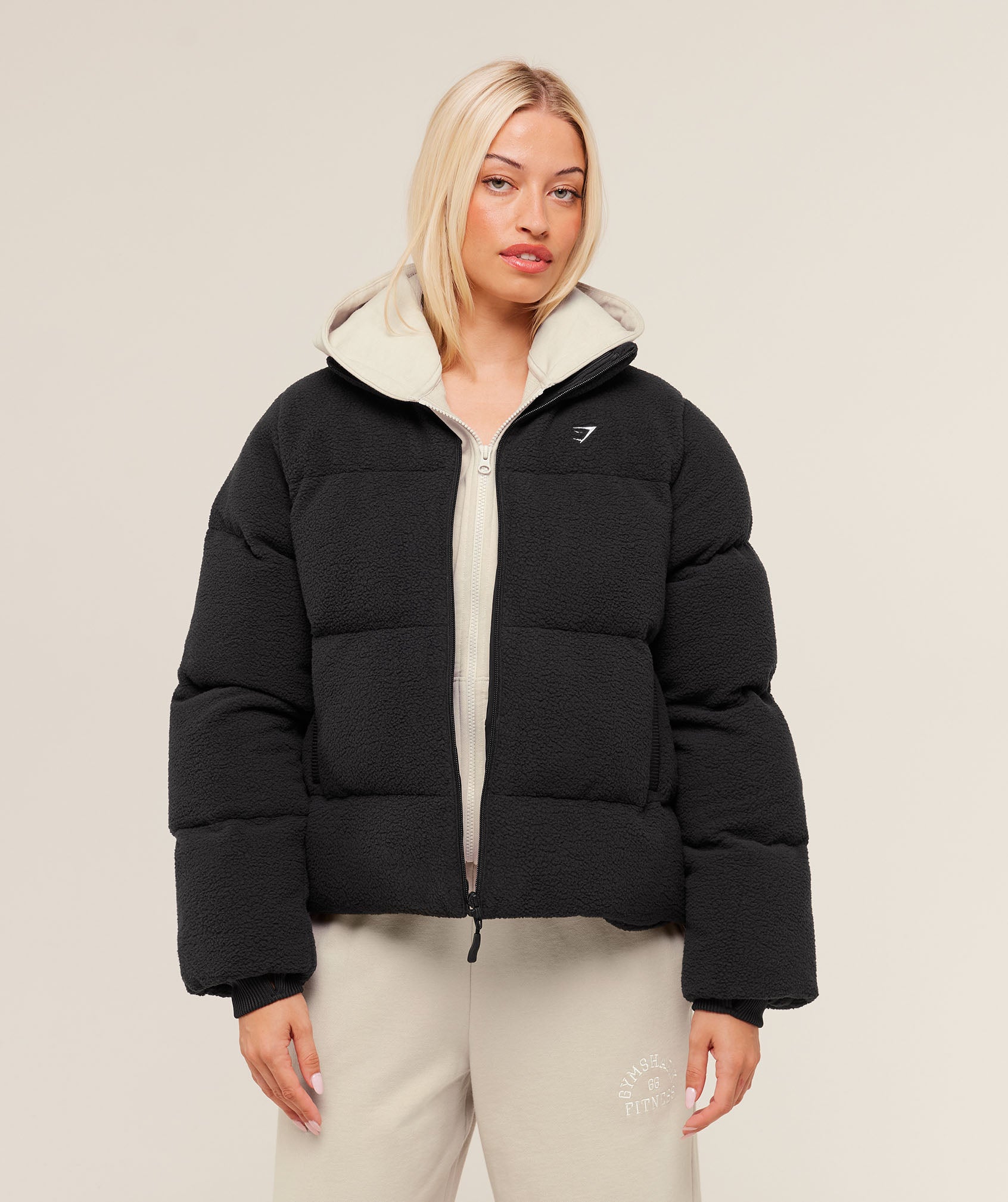 Sherpa Puffer Jacket