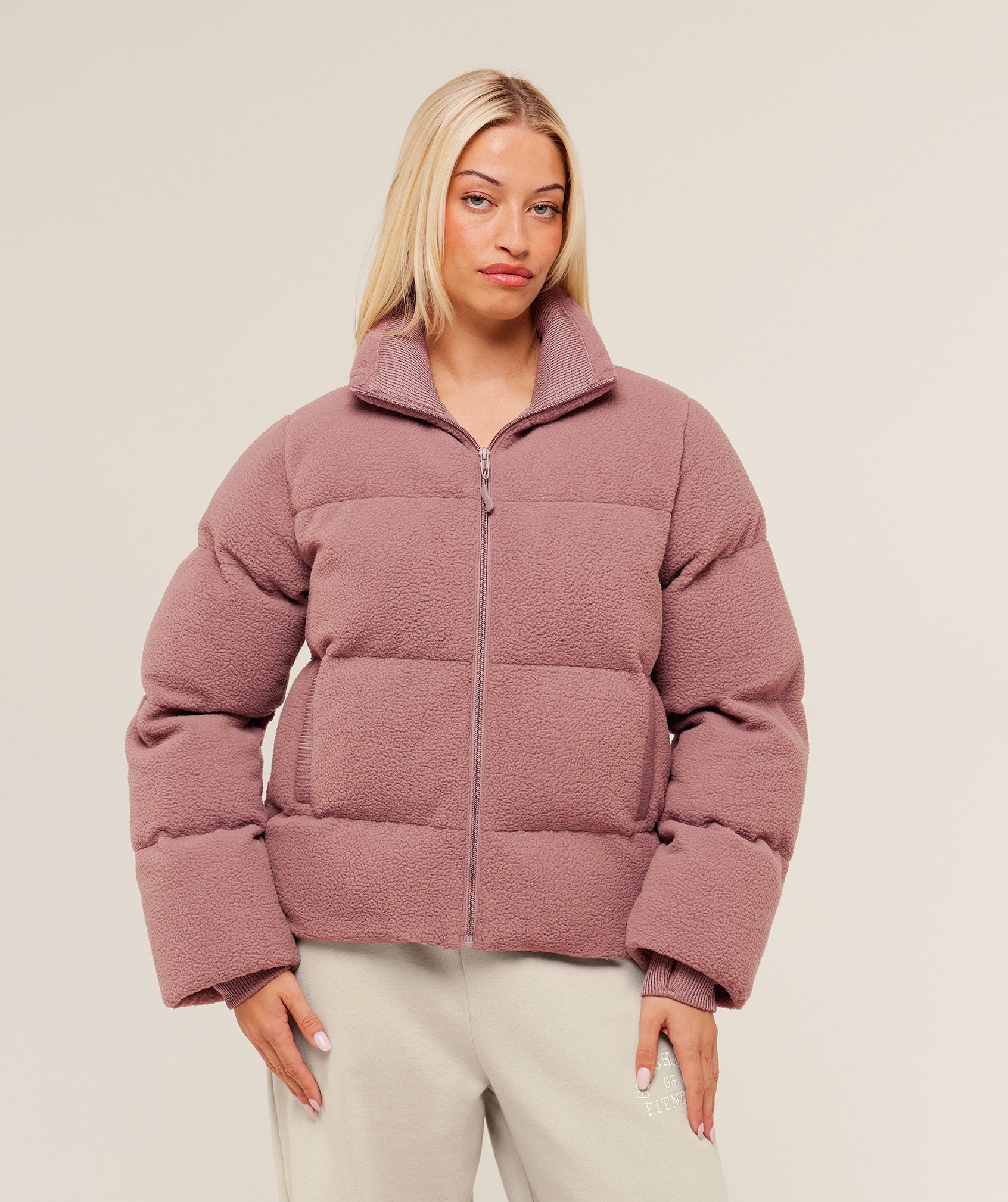 Sherpa Puffer Jacket