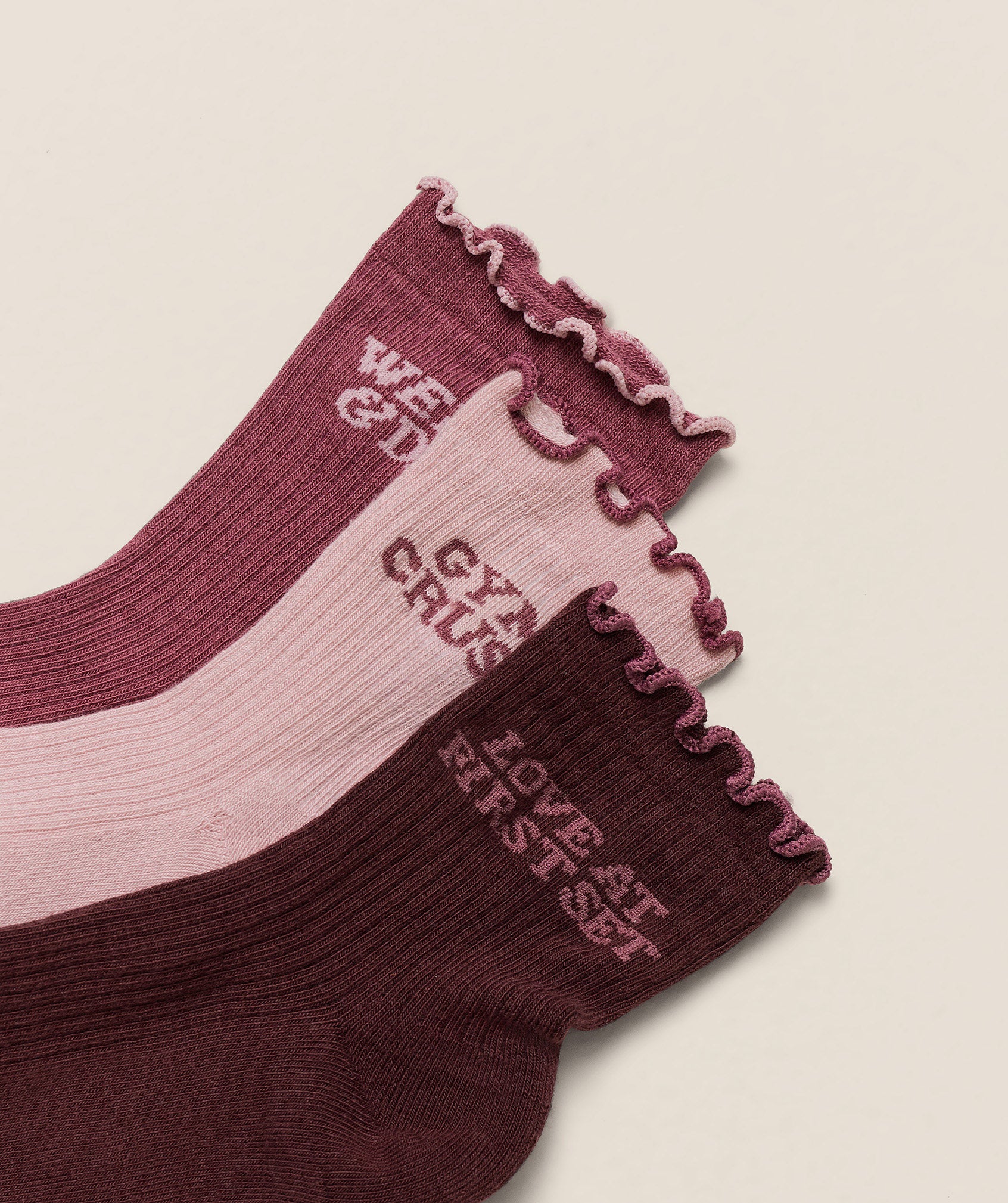 Alternative view of Valentines Graphic Frill Midi 3Pk