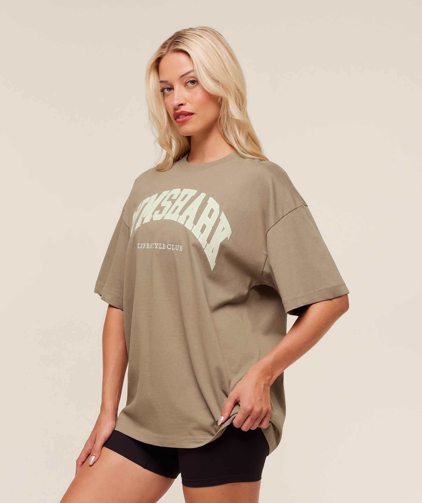 Alternative view of Collegiate Graphic T-Shirt Oversized Fit