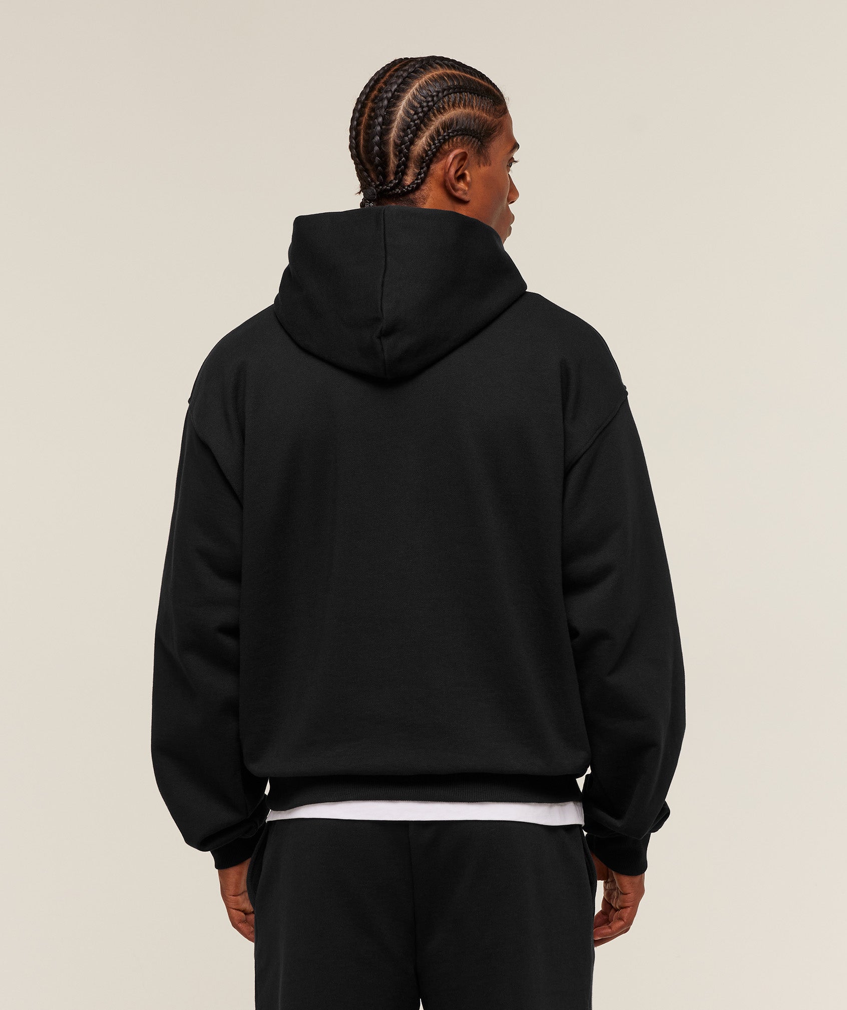 Alternative view of Embossed Boxy Hoodie Oversized Fit