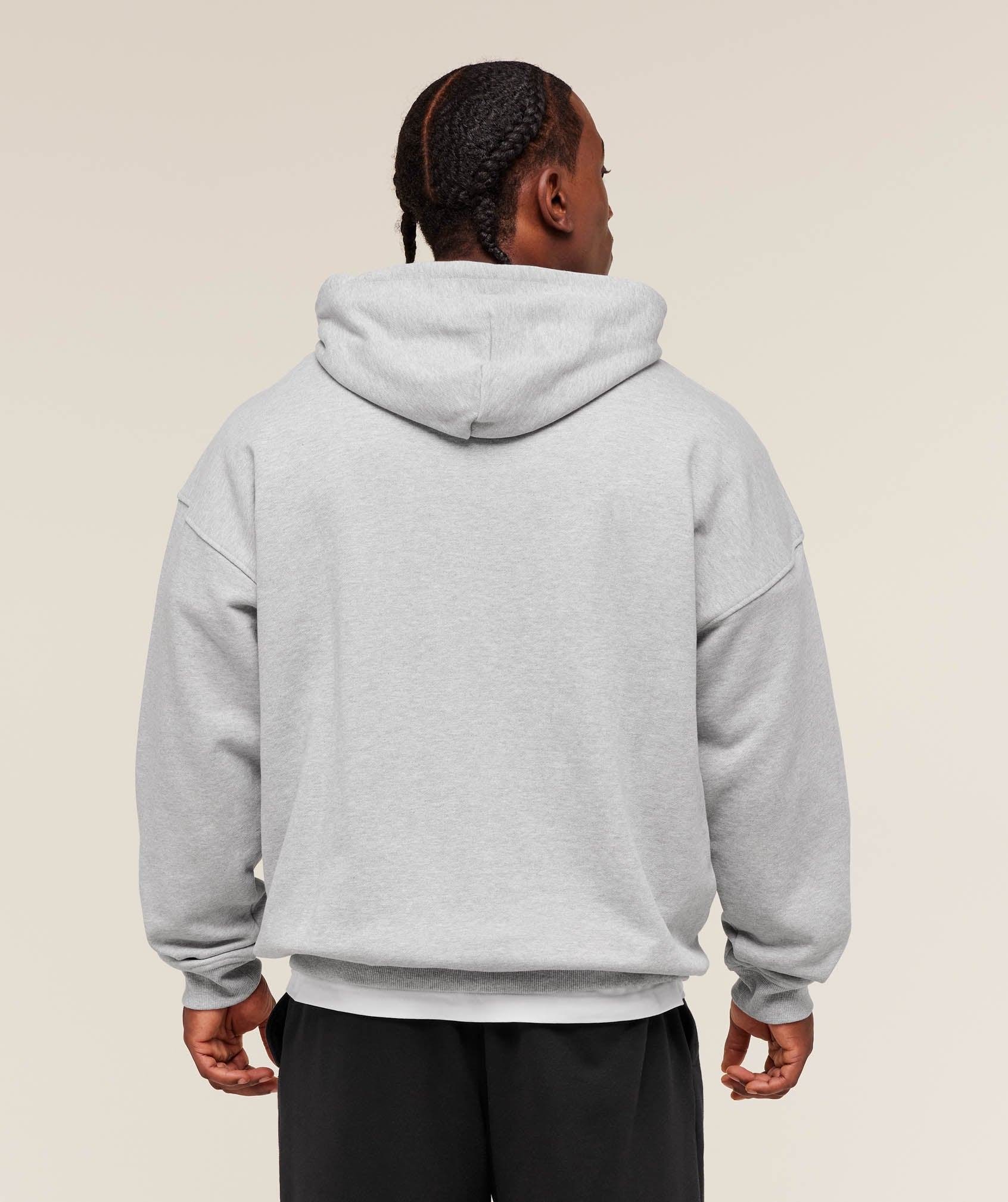 Alternative view of Fade Graphic Zip Up Hoodie Extreme Oversized Fit