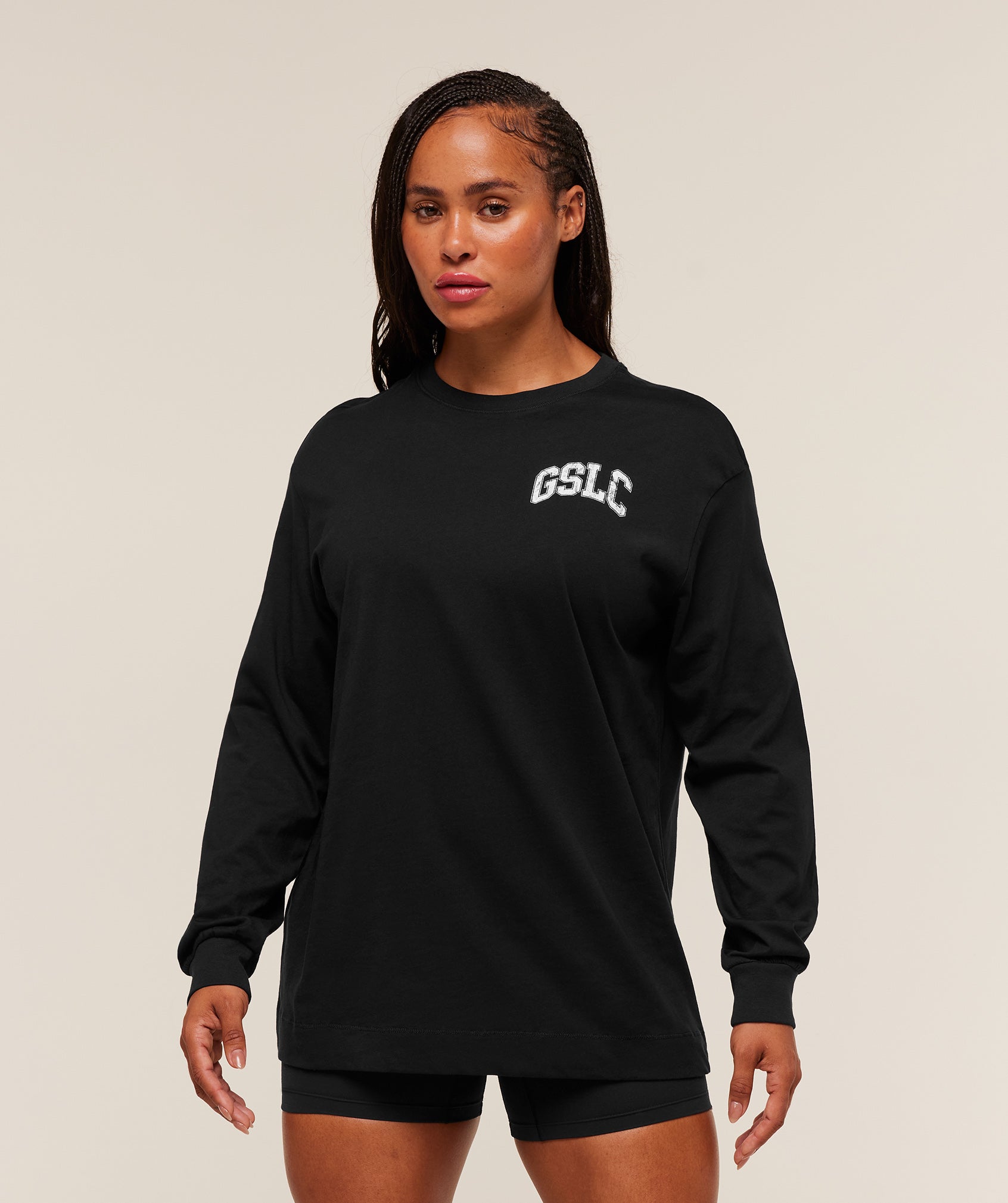 Alternative view of Gslc Graphic Oversized Long Sleeve Top Oversized Fit