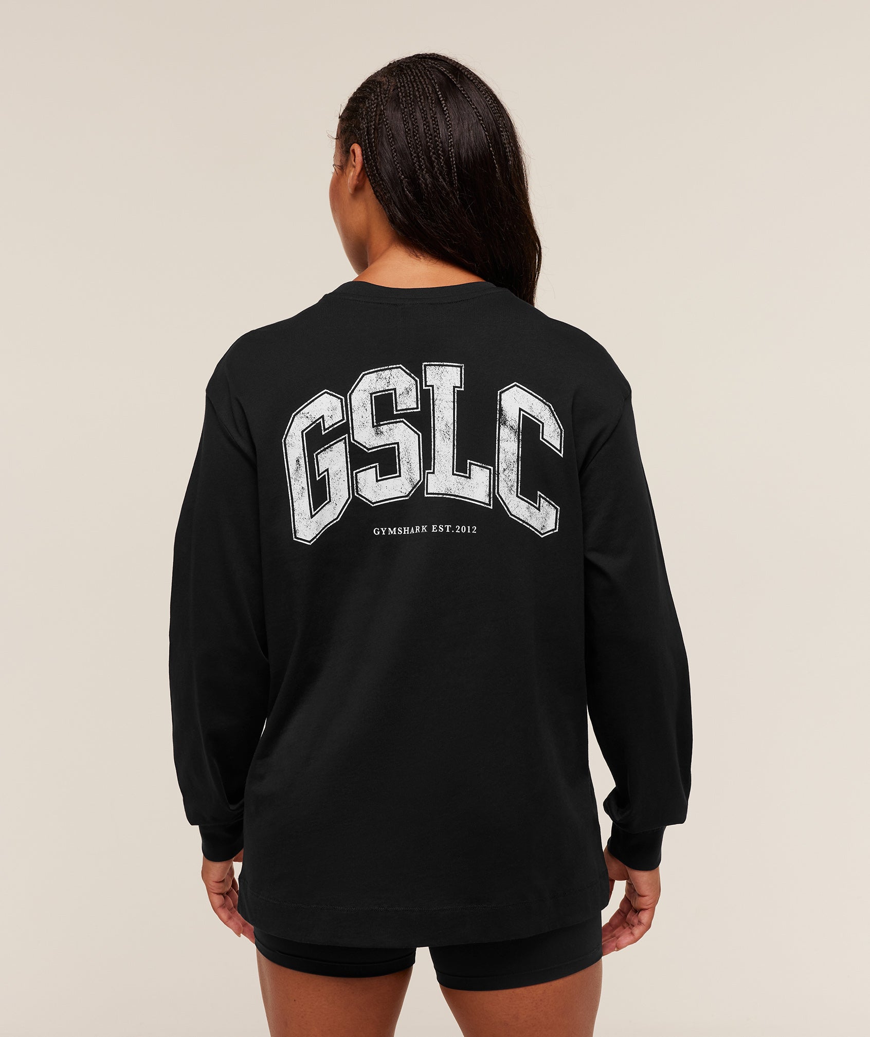 Gslc Graphic Oversized Long Sleeve Top Oversized Fit