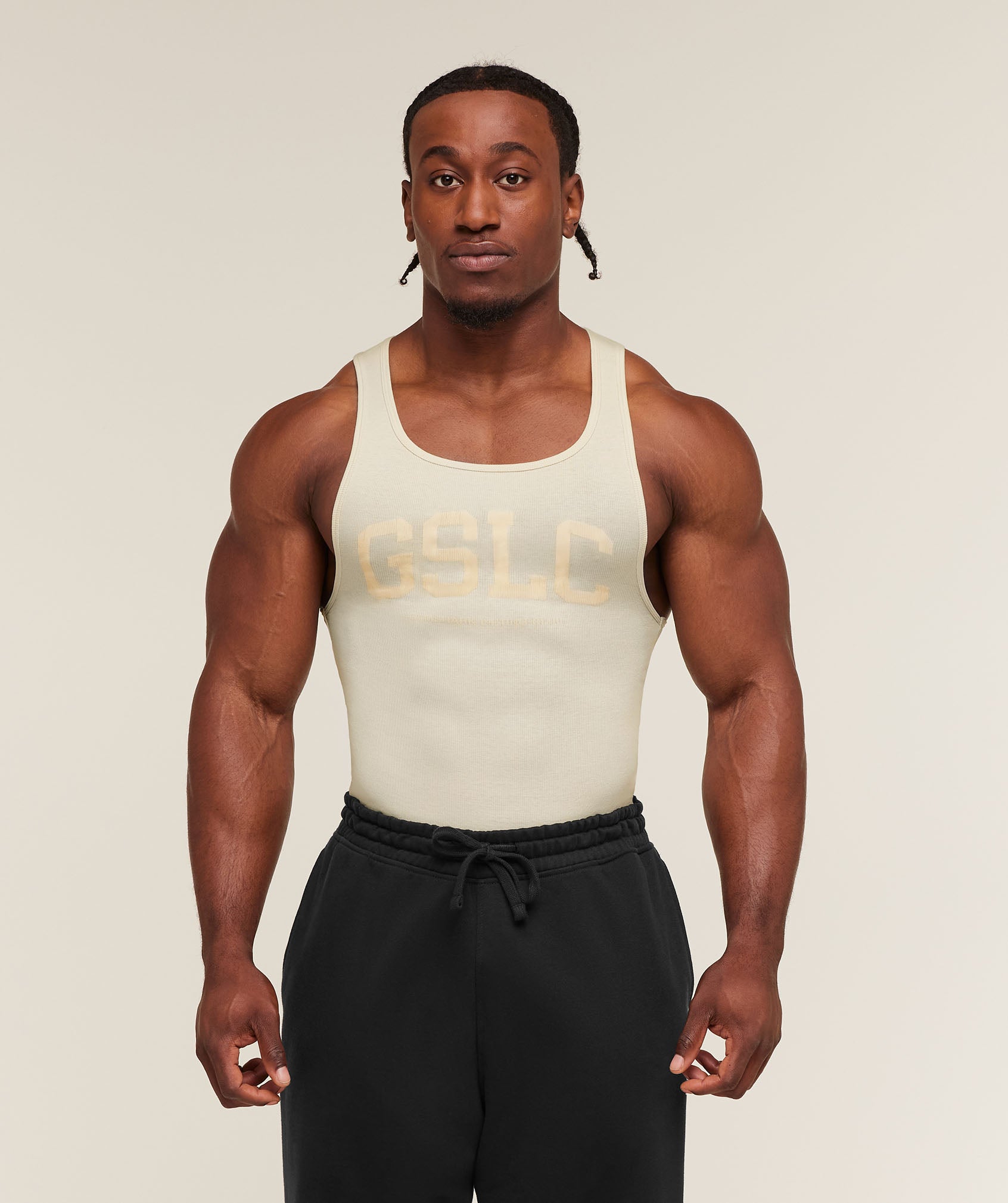 Gslc Ribbed Tank Muscle Fit