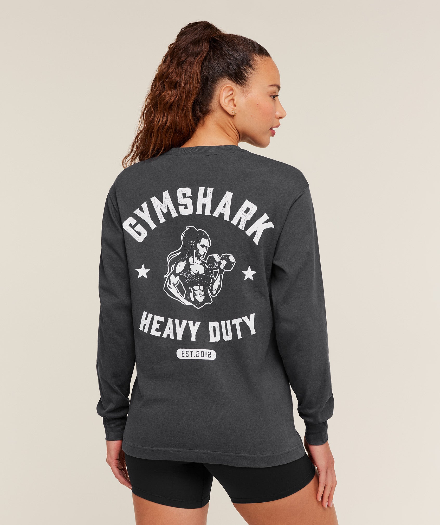 Heavy Duty Oversized Long Sleeve T-Shirt Oversized Fit