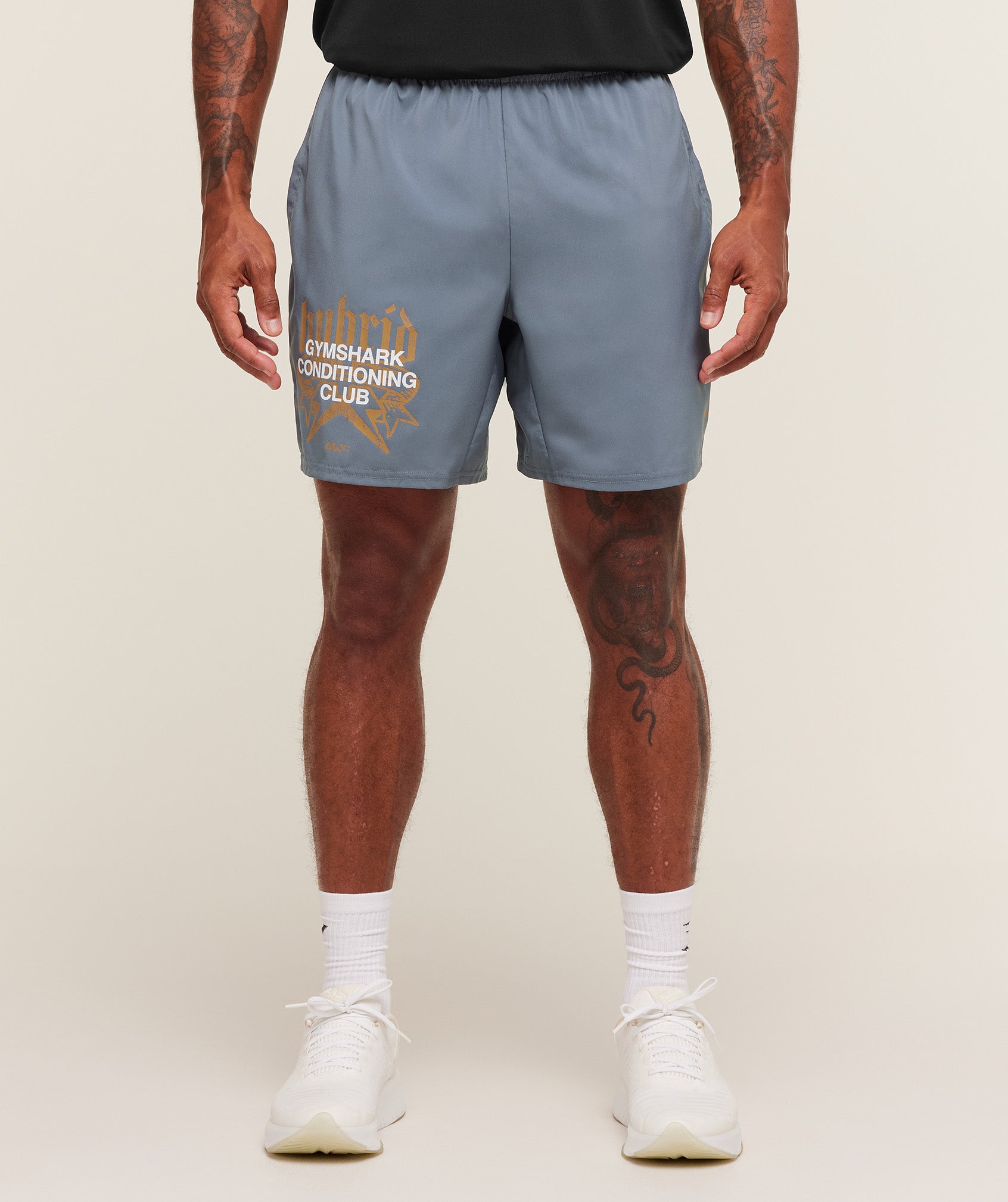 Hybrid Graphic 7" Shorts Slim Fit