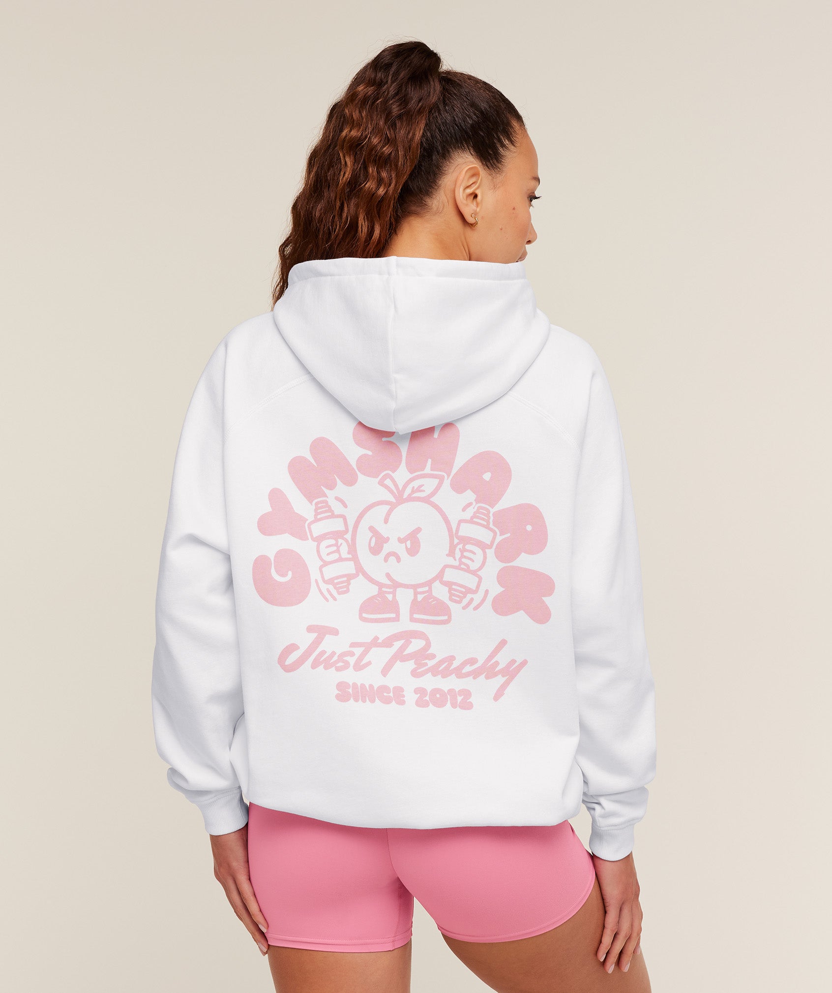 Just Peachy Graphic Hoodie Oversized Fit