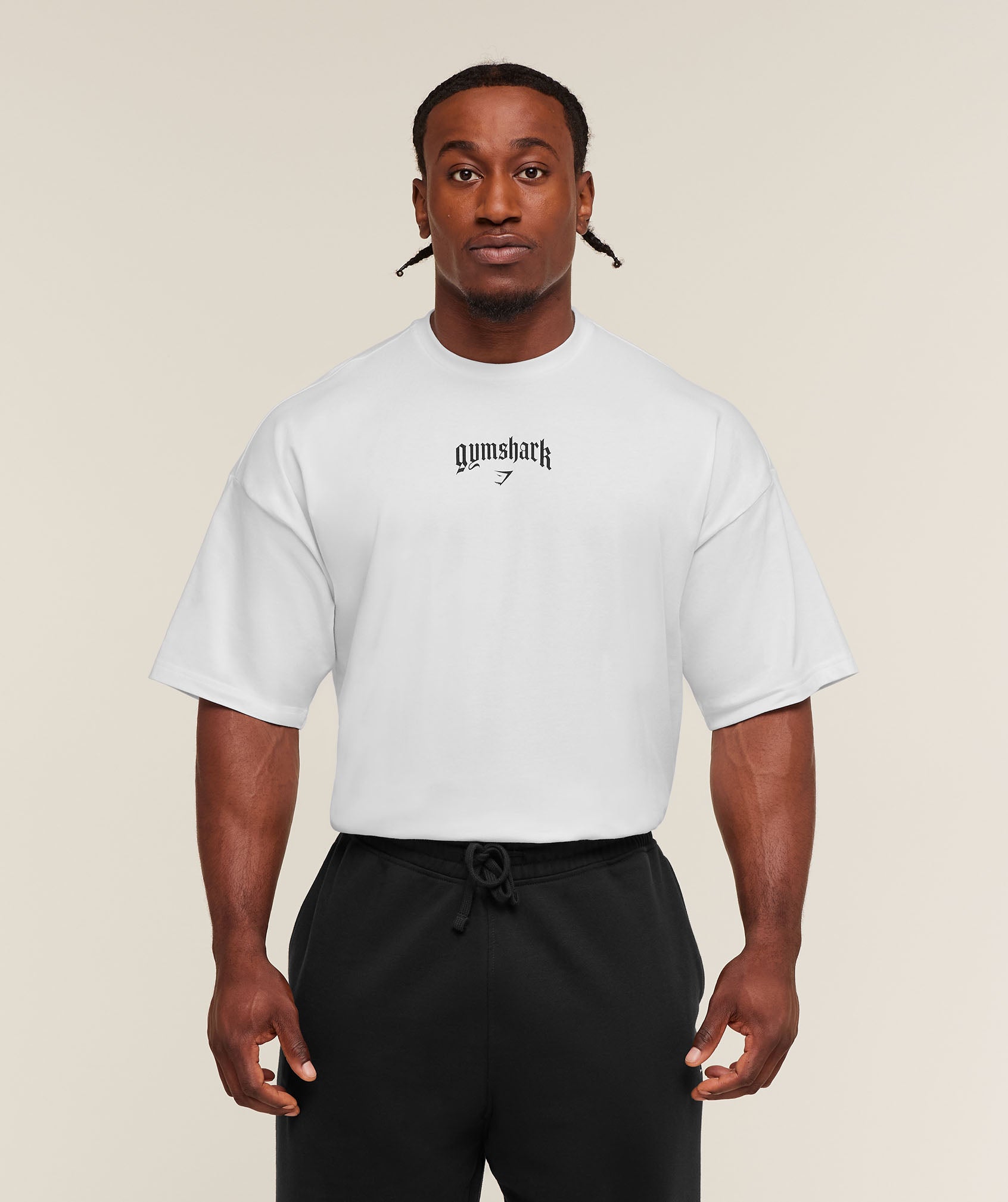 Alternative view of Outline Graphic T-Shirt Oversized Fit