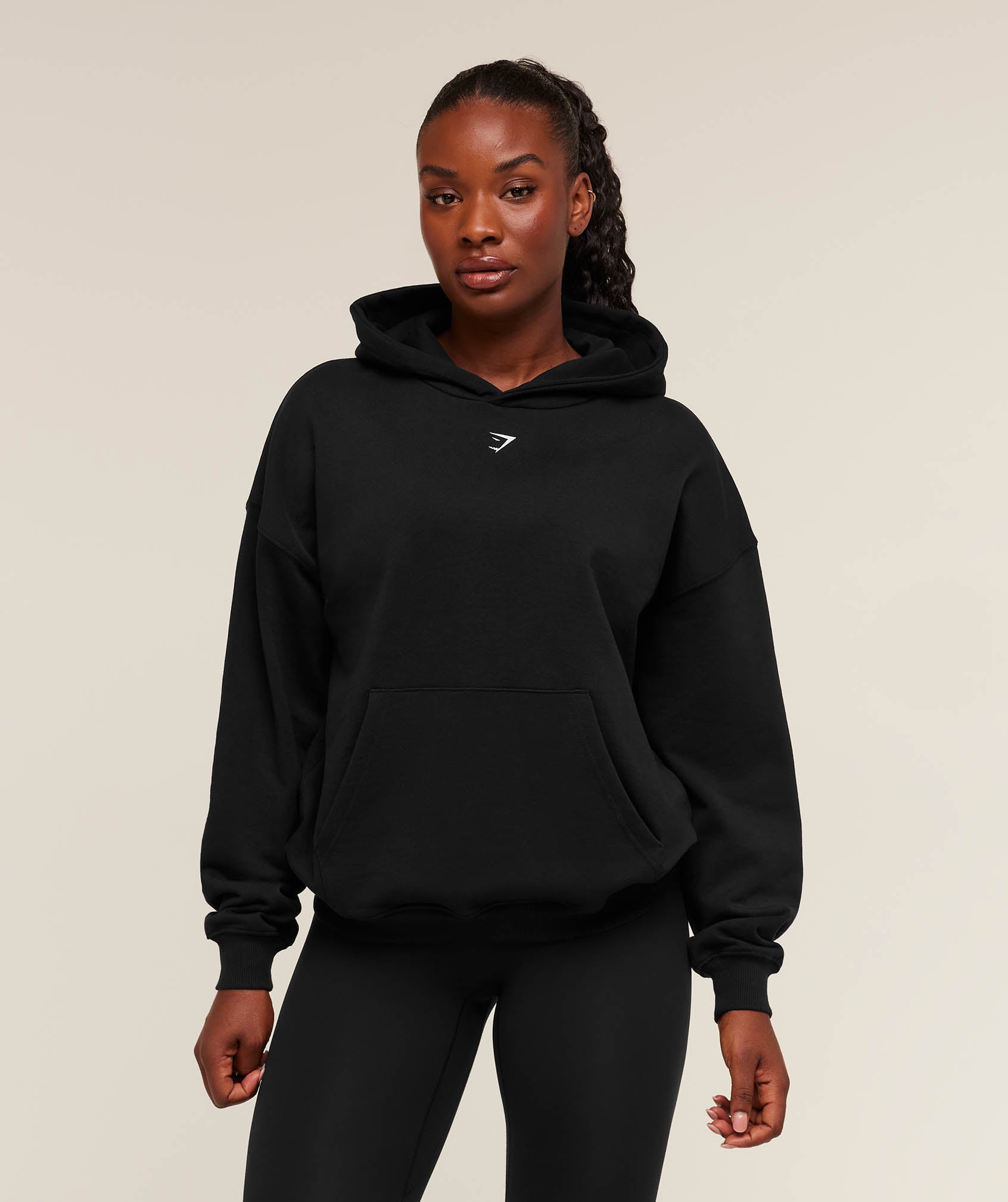 Alternative view of Panther Graphic Hoodie Oversized Fit
