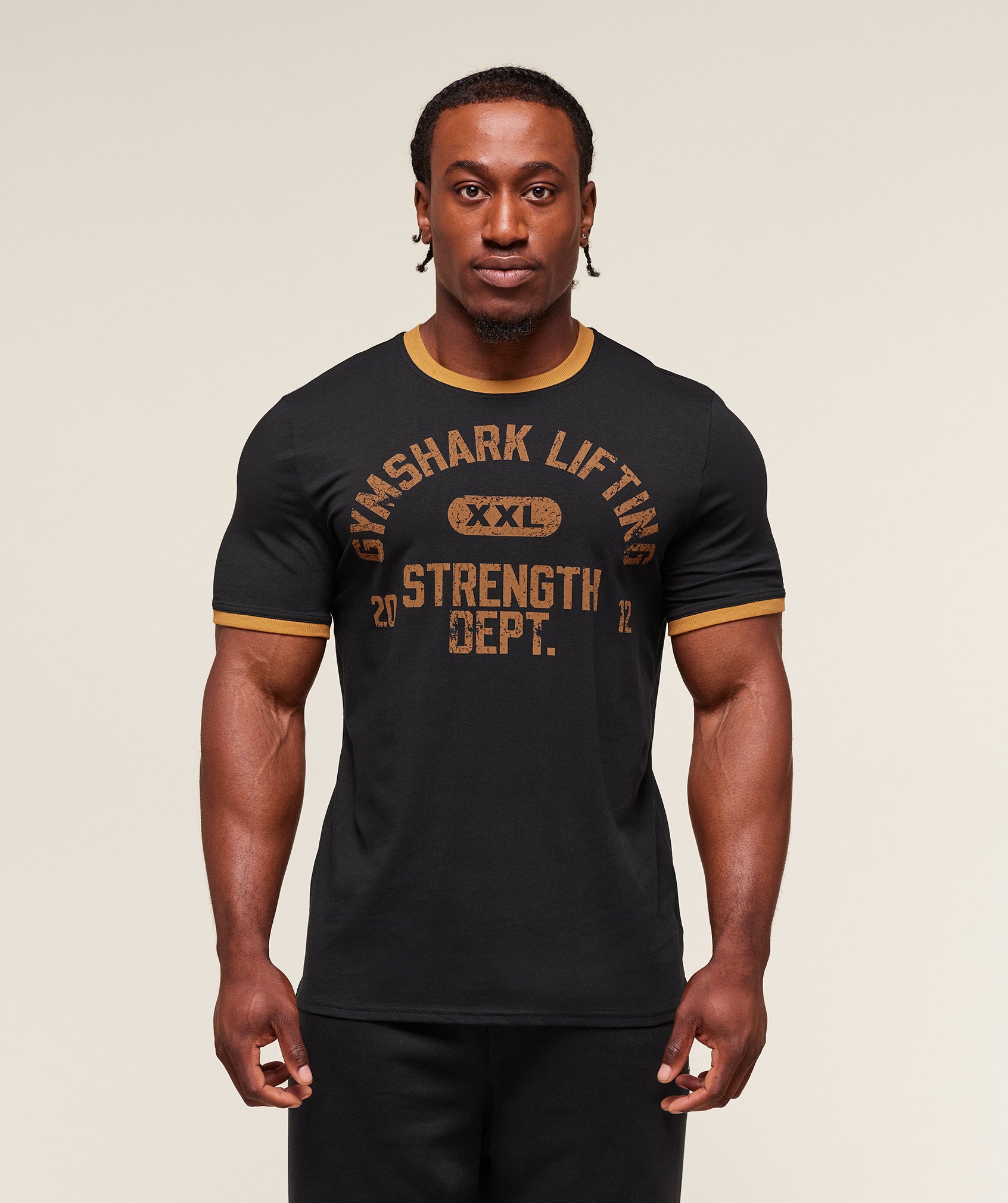 XXL Strength Dept Ringer T-Shirt Slim Fit