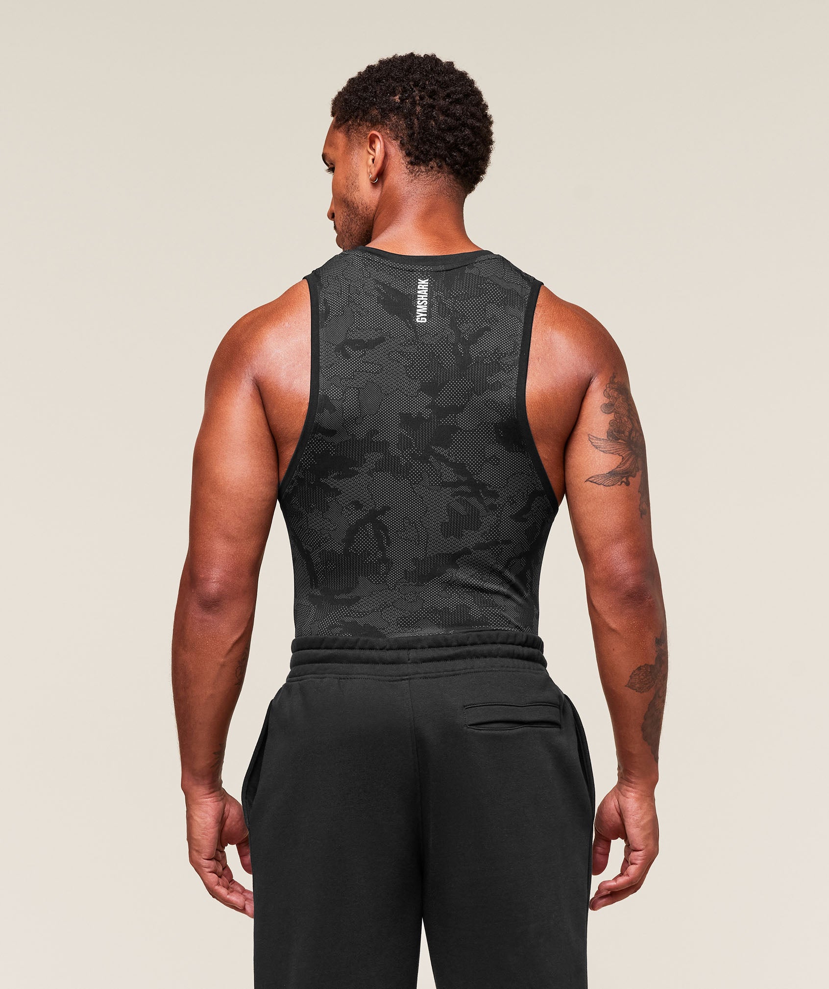Alternative view of Geo Seamless Tank Slim Fit