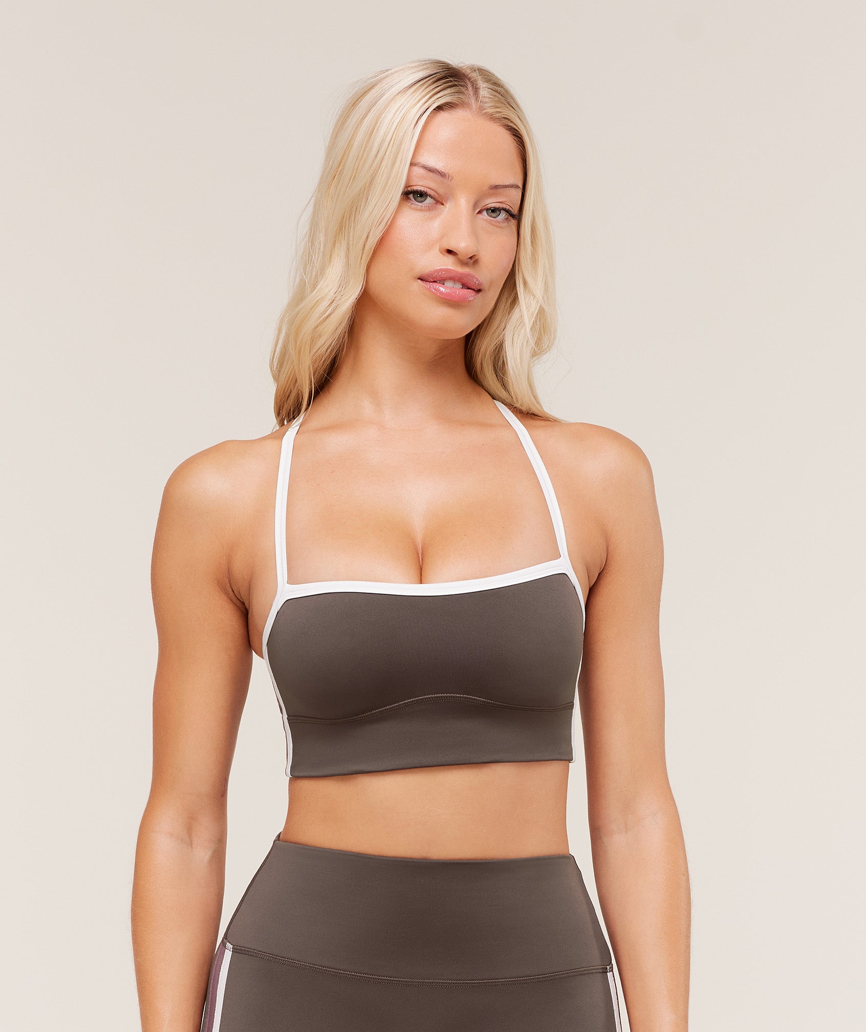 Piping Sports Bra Light Support