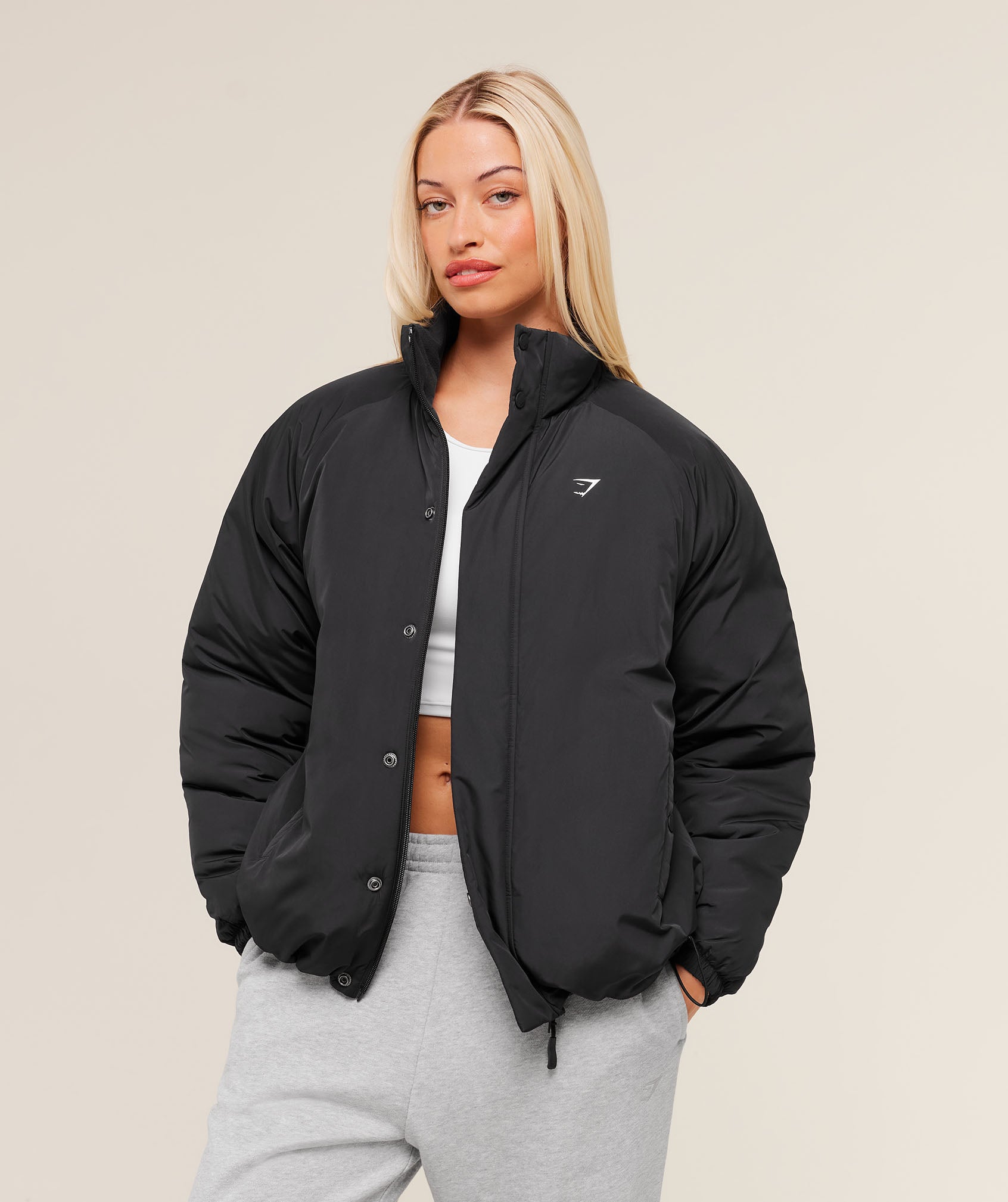 Oversized Puffer Jacket Oversized Fit