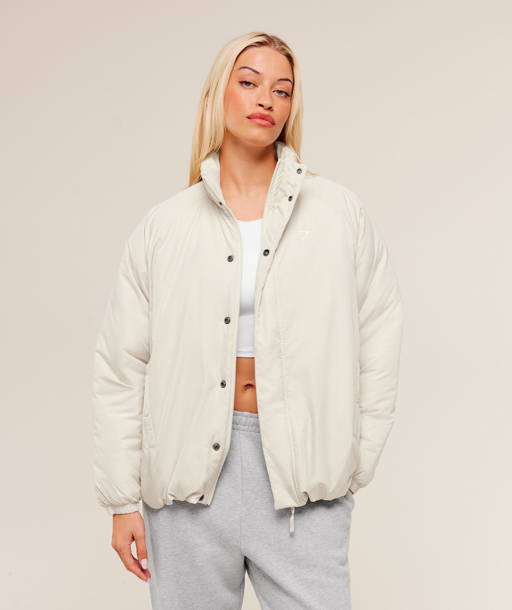 Oversized Puffer Jacket Oversized Fit