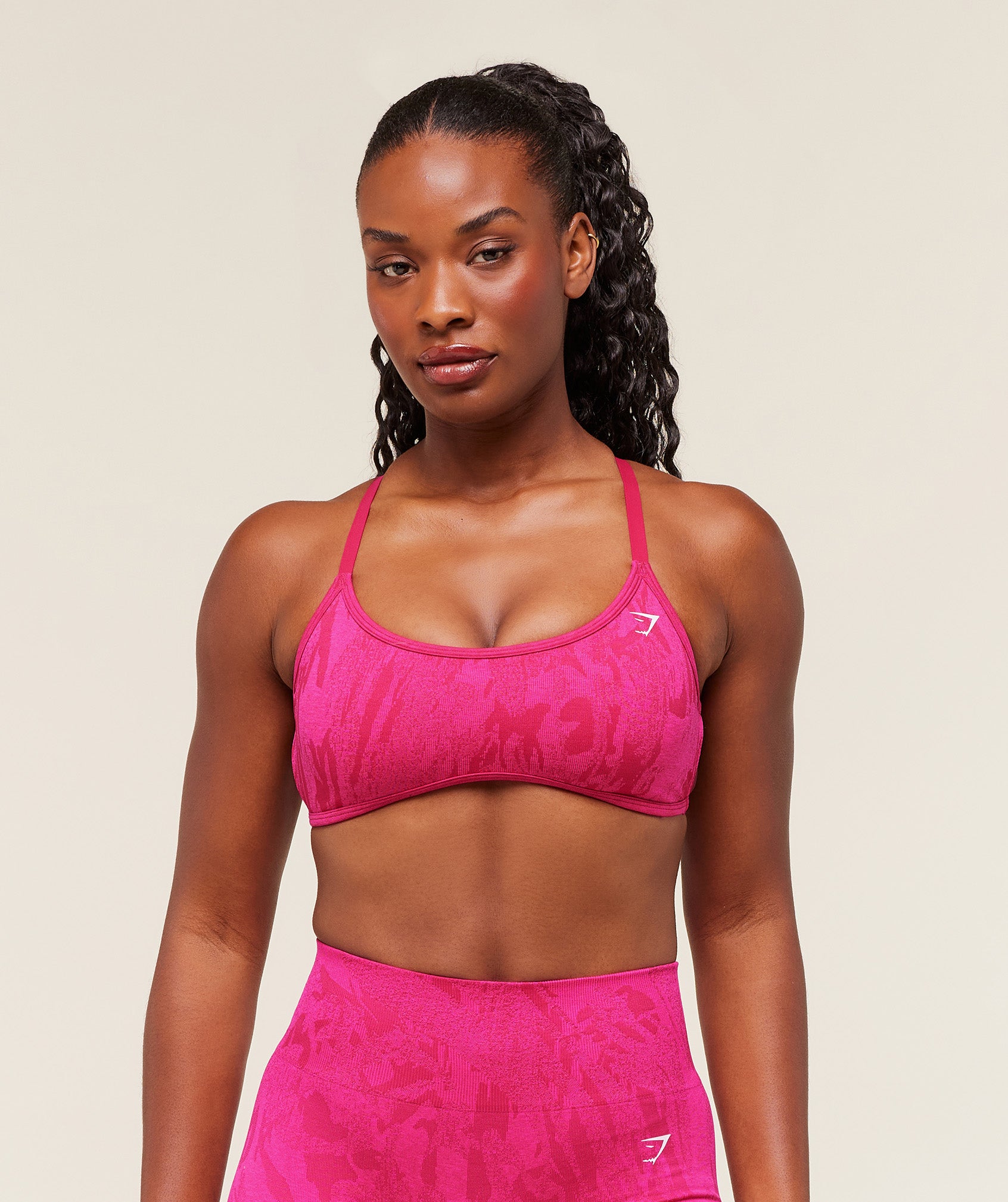 Adapt Camo Cross Back Sports Bra Light Support