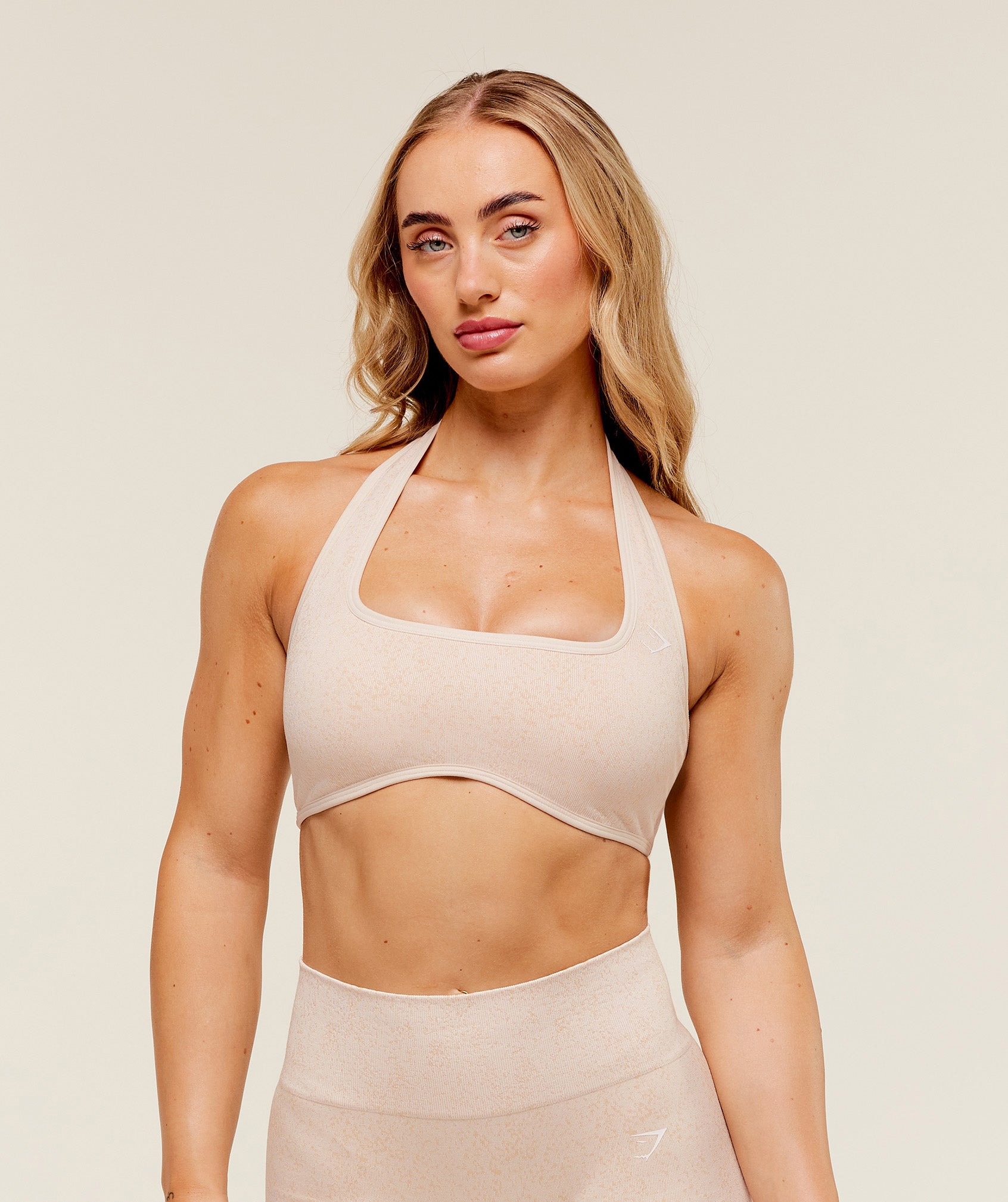 Adapt Fleck X Whitney Halterneck Sports Bra Light Support