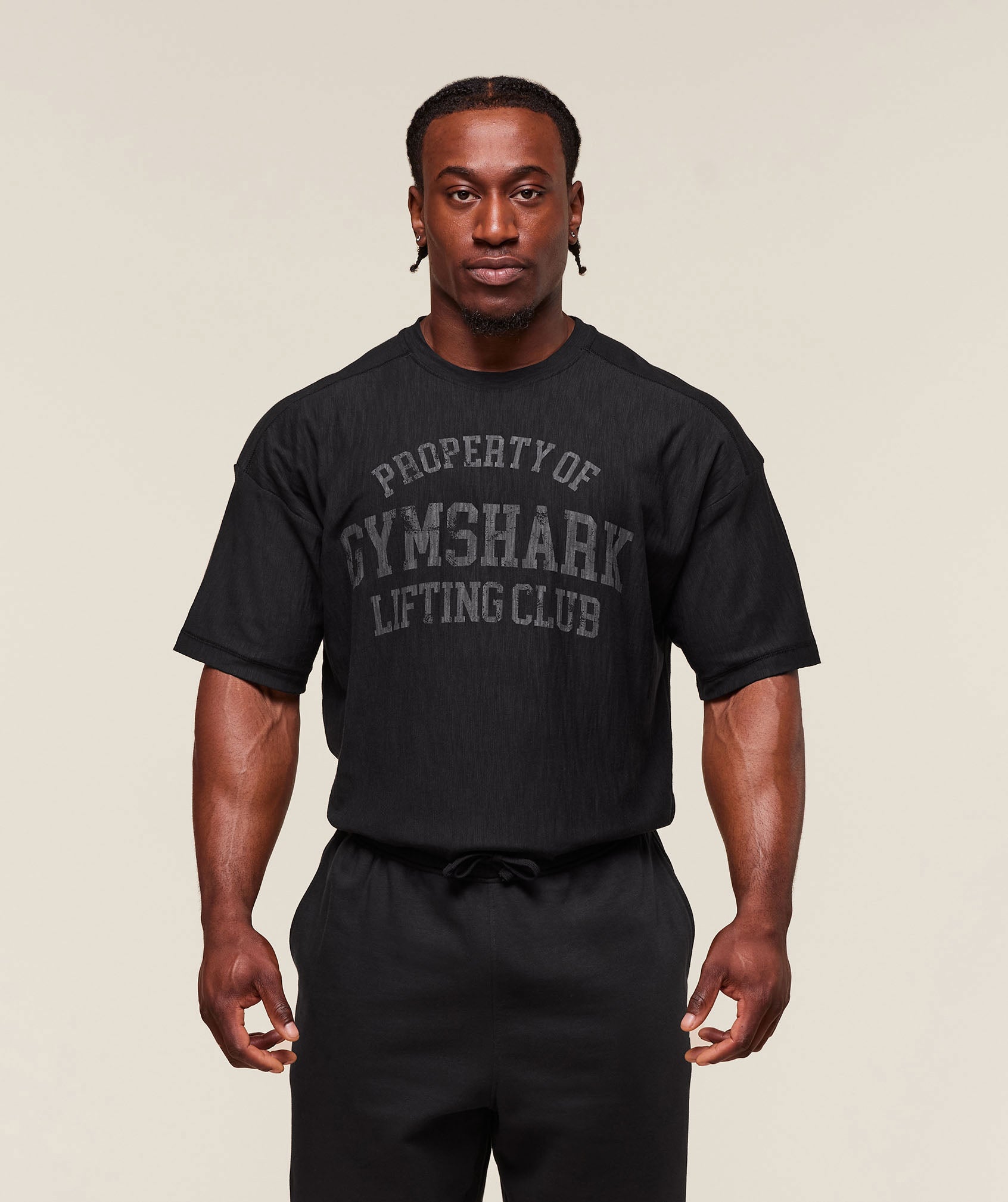 Lightweight Slub Textured T-Shirt Oversized Fit