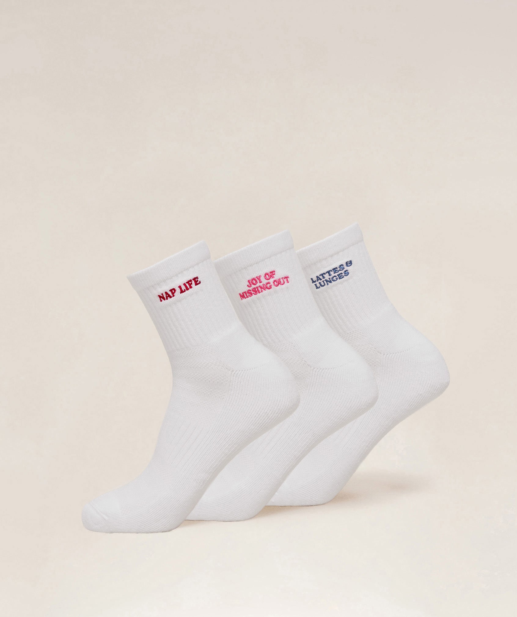 Lattes And Lunges Multi Graphic Midi 3Pk