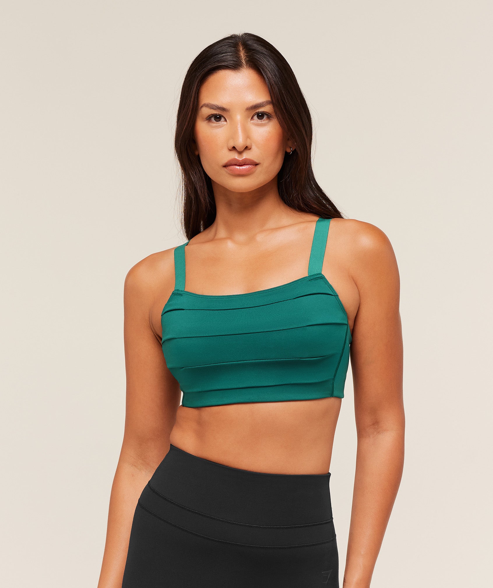 Pleated Medium Support Sports Bra Medium Support