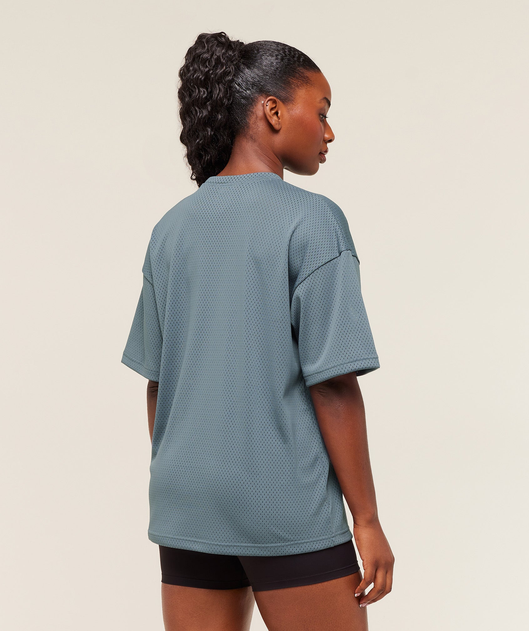 Alternative view of Lifting Mesh Oversized Tee Oversized Fit