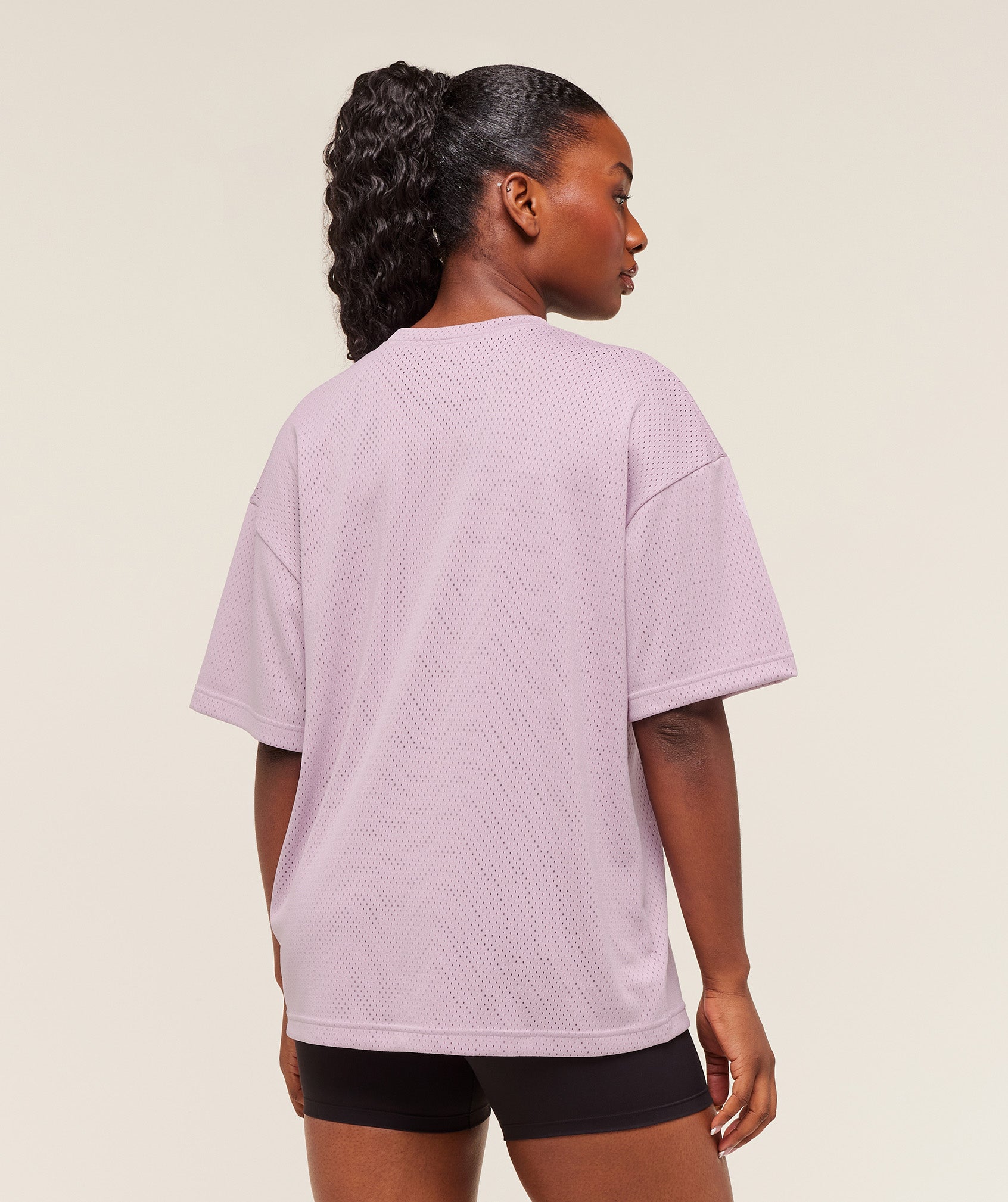 Alternative view of Lifting Mesh Oversized Tee Oversized Fit