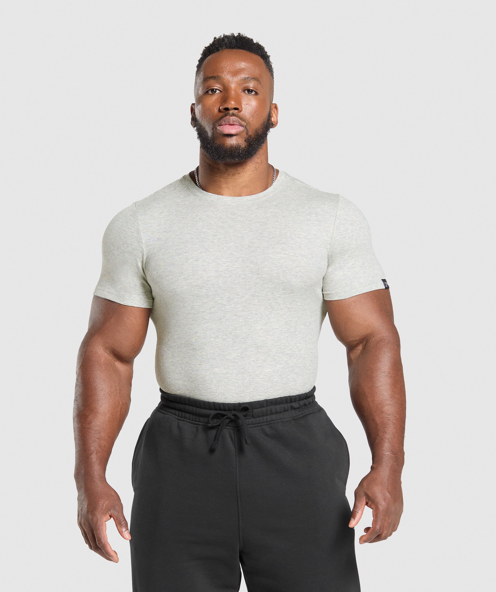Ribbed T-Shirt Muscle Fit