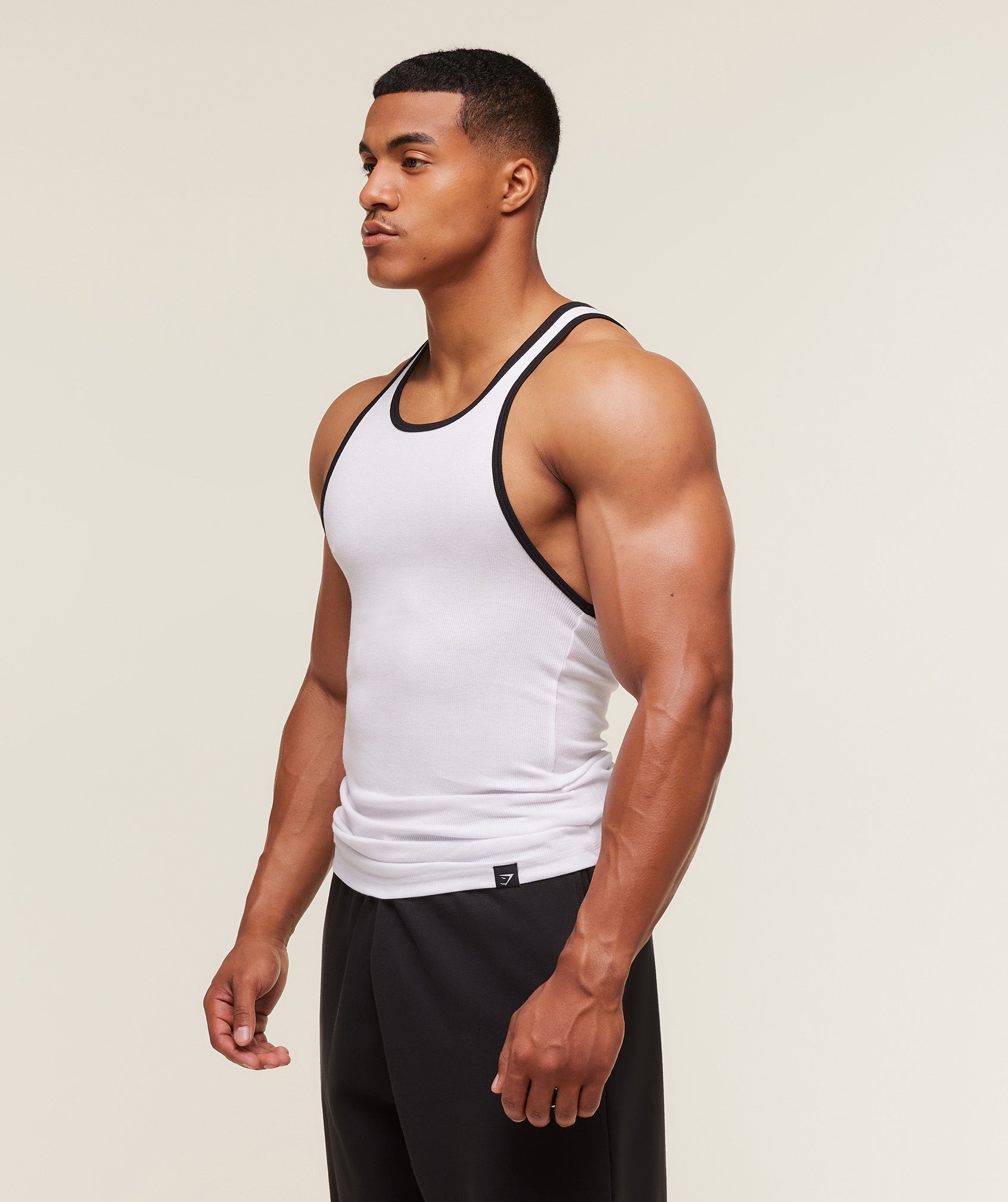 Alternative view of Ribbed Tank 1Pk Muscle Fit