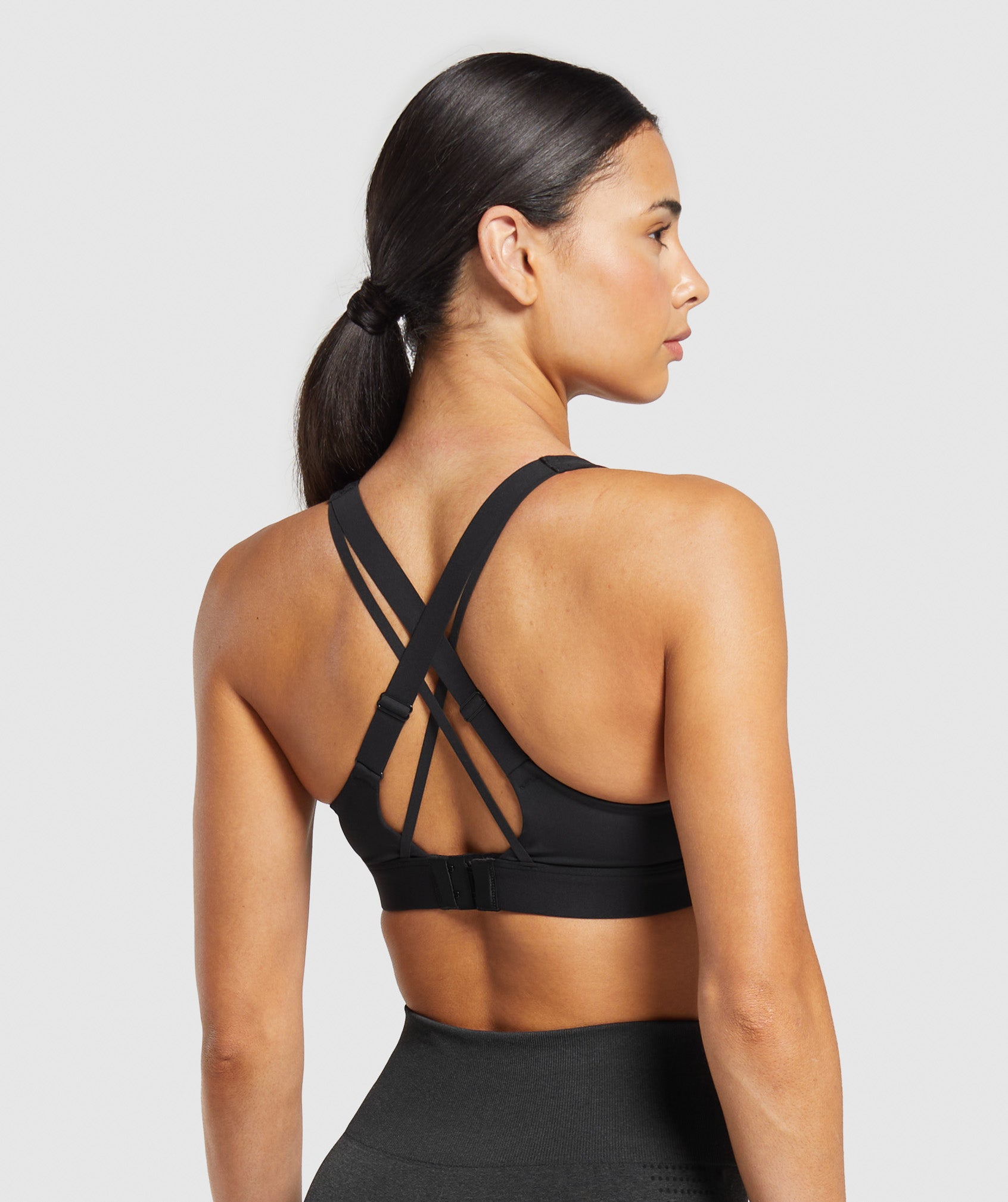 Strappy Back Medium Support Sports Bra Medium Support