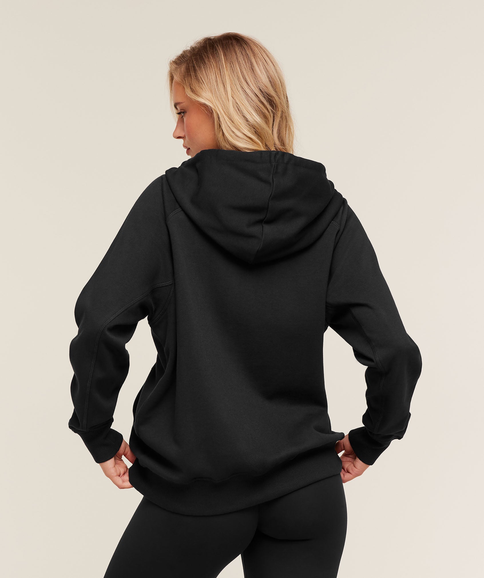 Alternative view of Training Fleece Oversized Zip Hoodie Oversized Fit