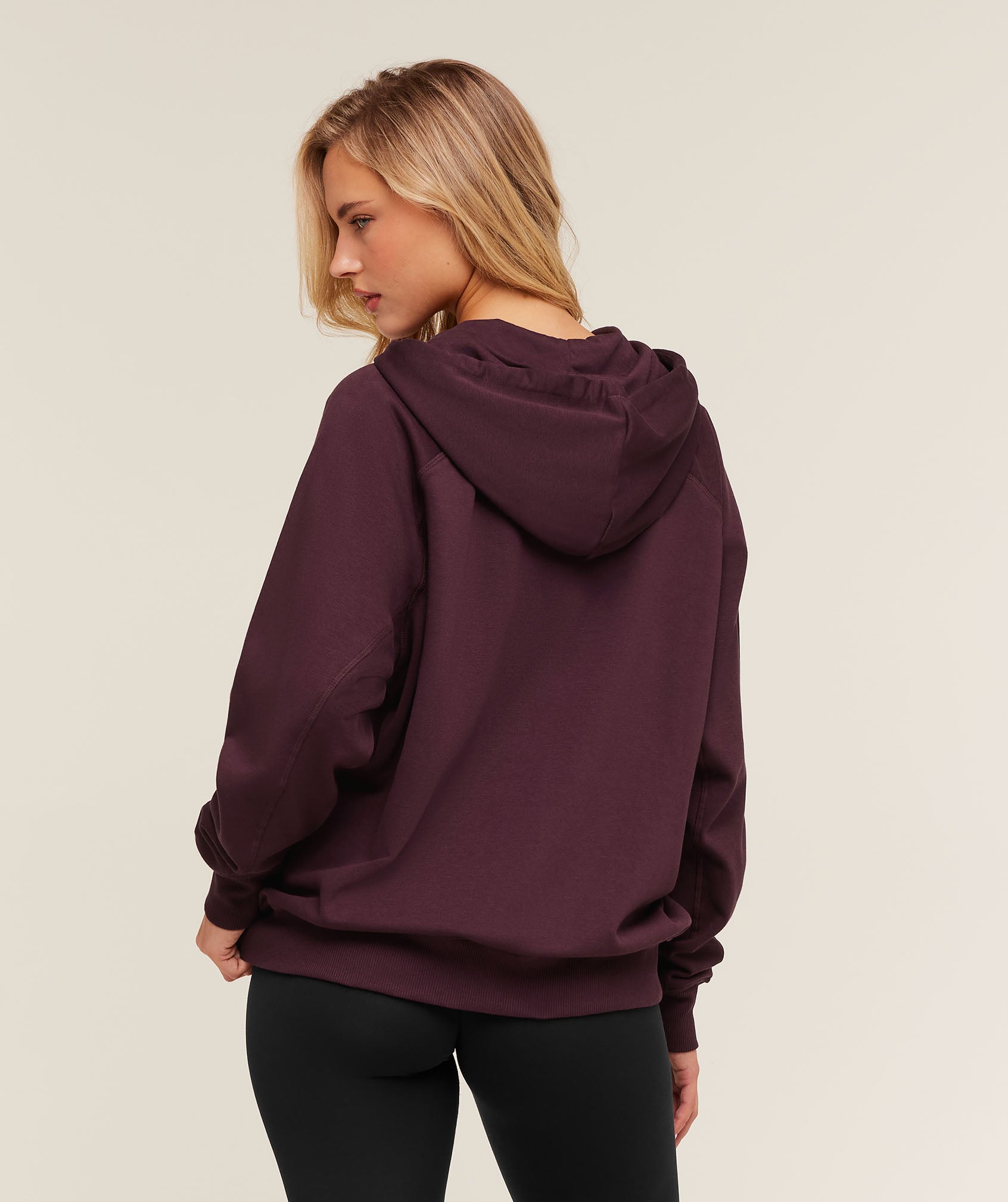 Alternative view of Training Fleece Oversized Zip Hoodie Oversized Fit