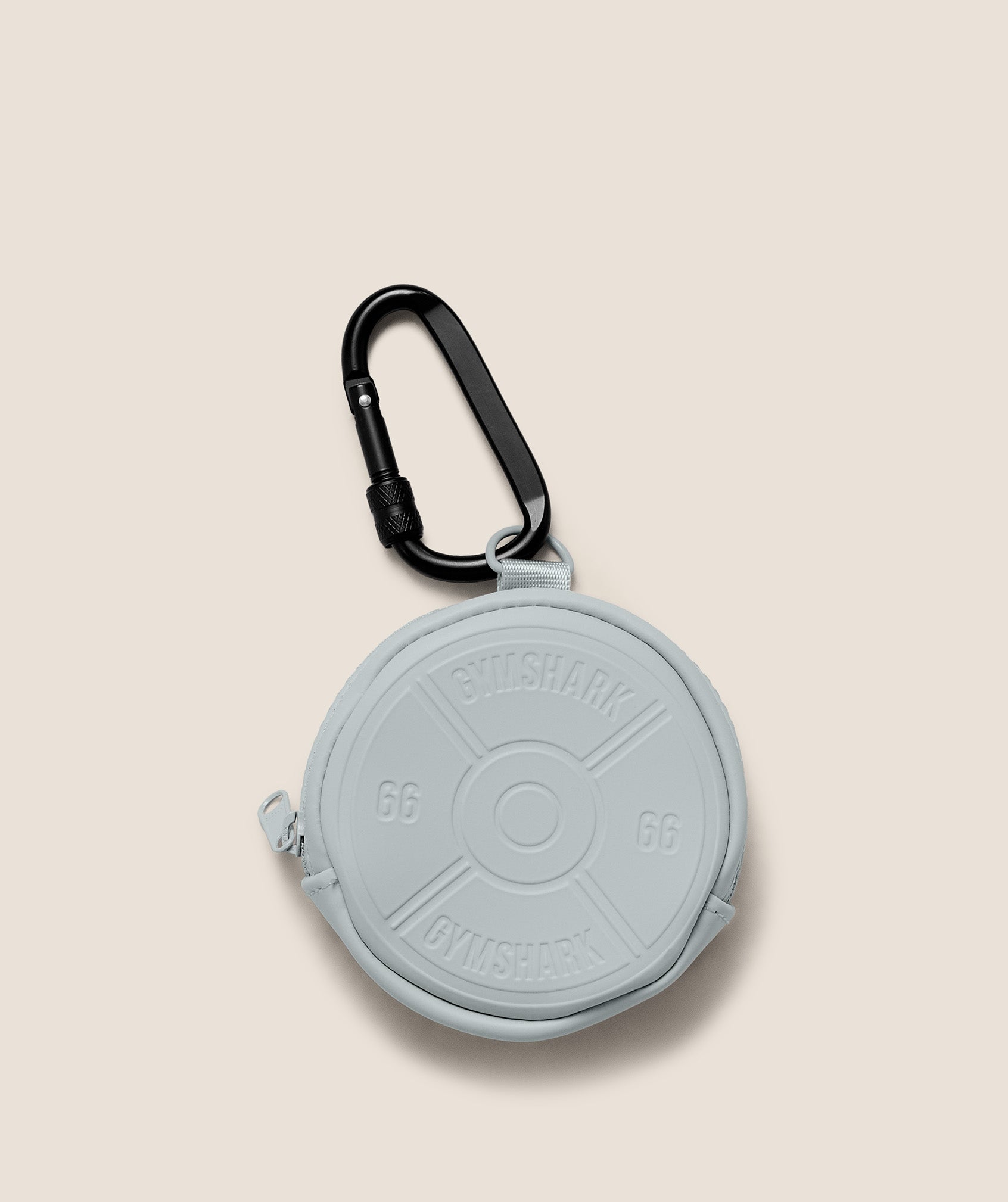 Weight Plate Zip Coin Pouch